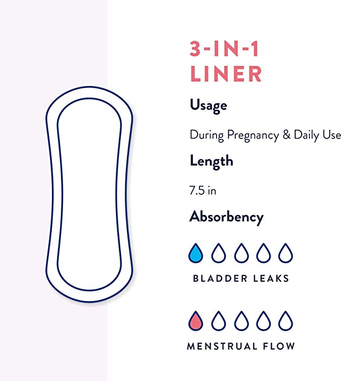 incognito by Prevail Panty Liner, Light Absorbency