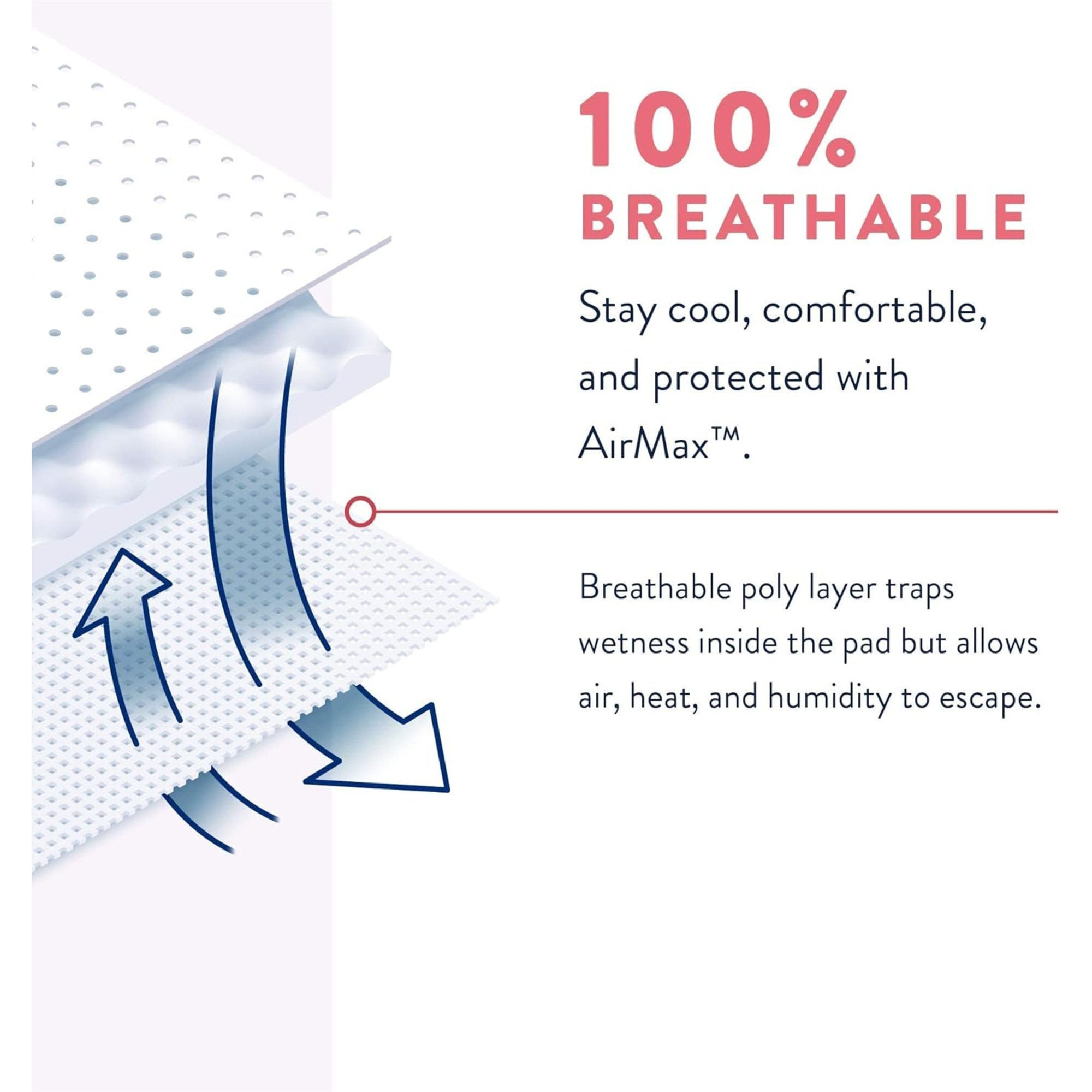 Prevail Women's Incognito 3 in 1 Ultra Thin Pad with Wings, Super Absorbency