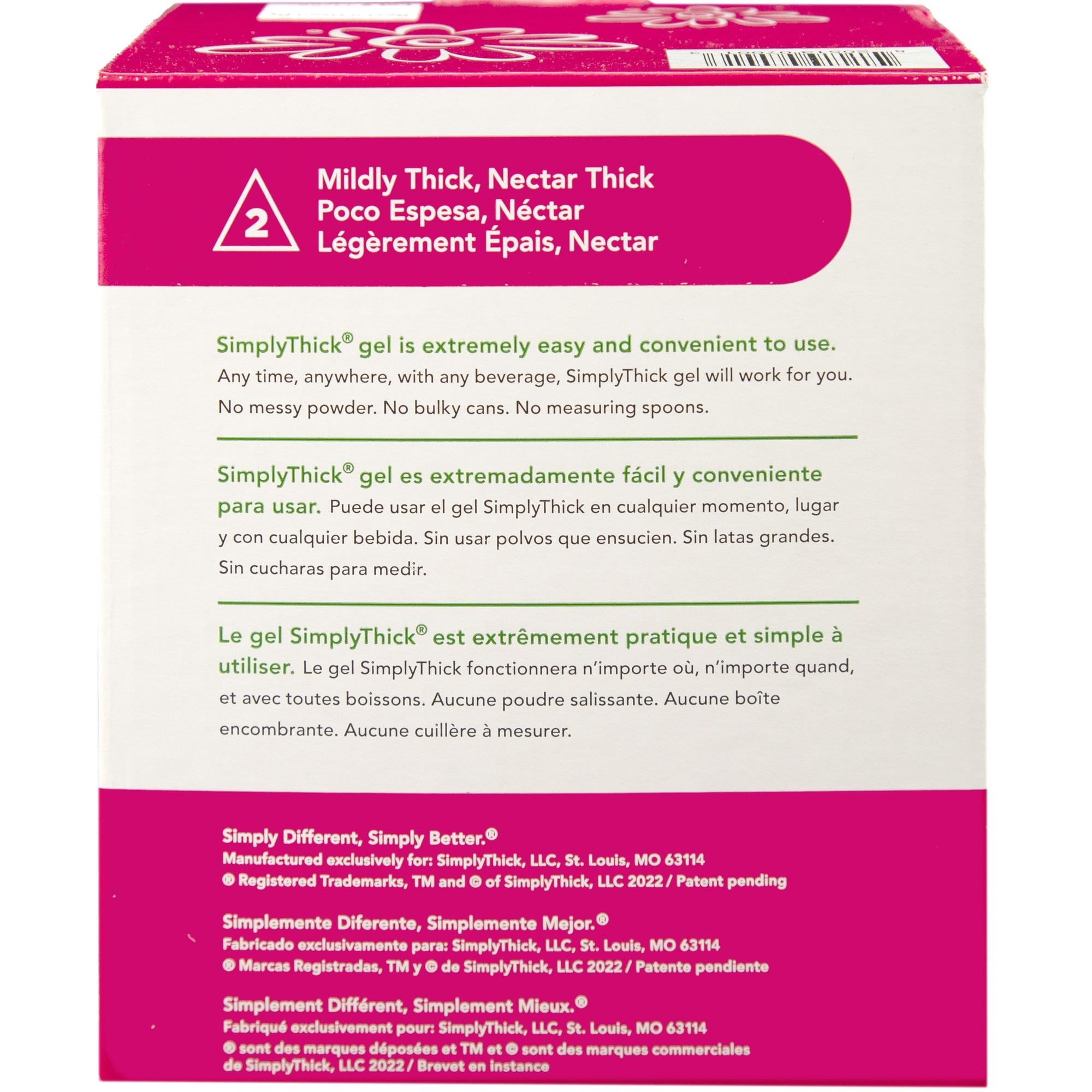 SimplyThick EasyMix Instant Food Thickener Packets, Mildly Thick