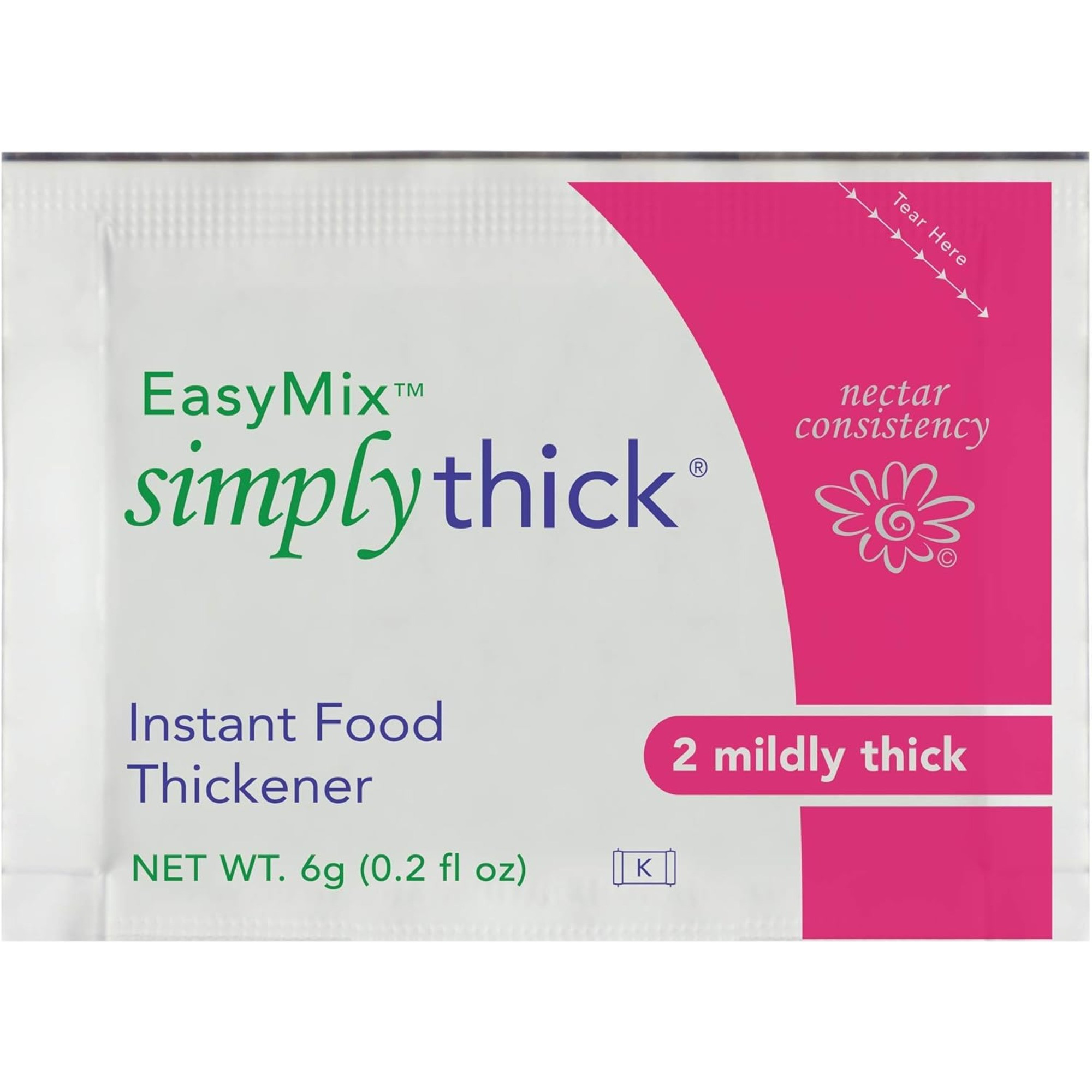 SimplyThick EasyMix Instant Food Thickener Packets, Mildly Thick