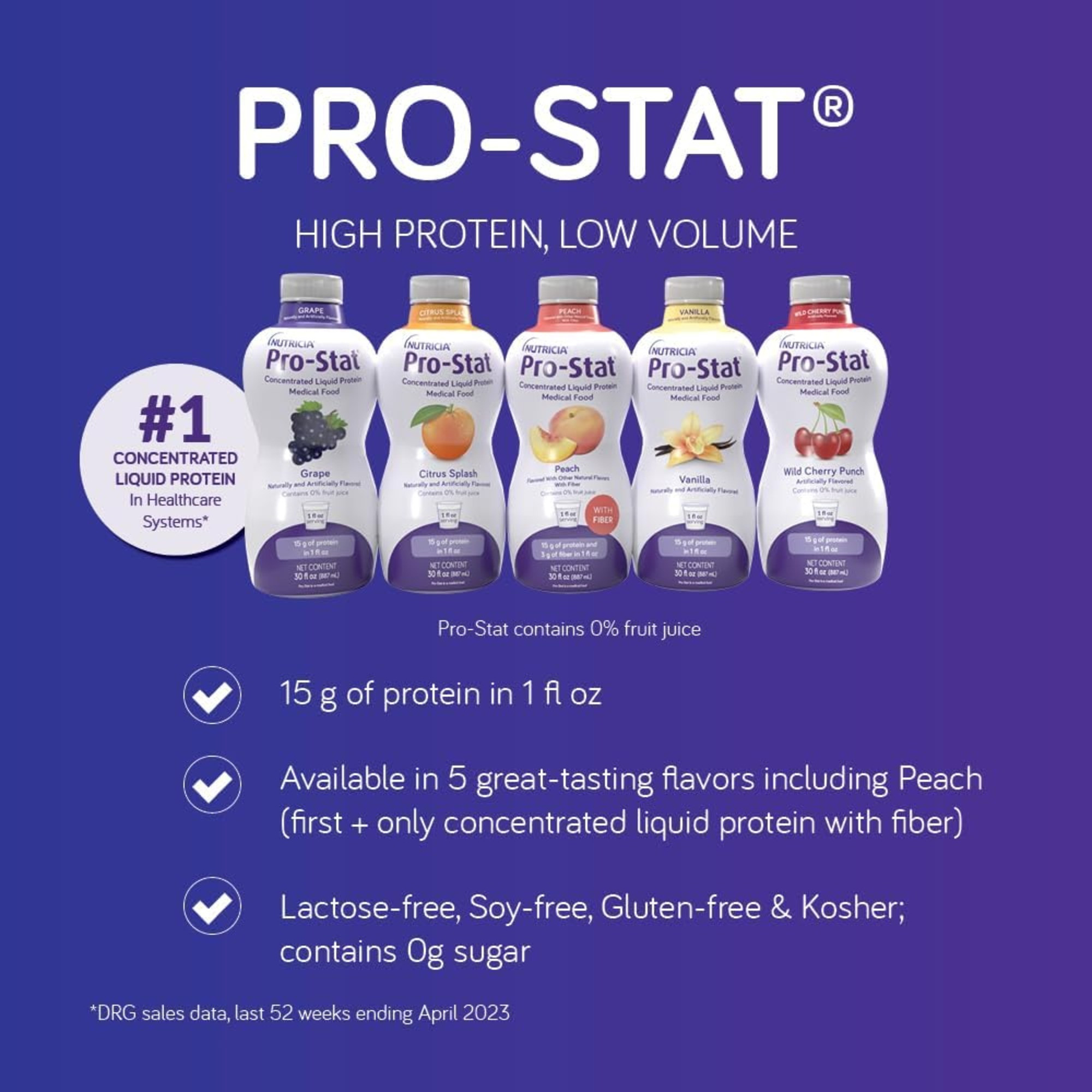 Pro-Stat Concentrated Liquid Protein Medical Food, Vanilla