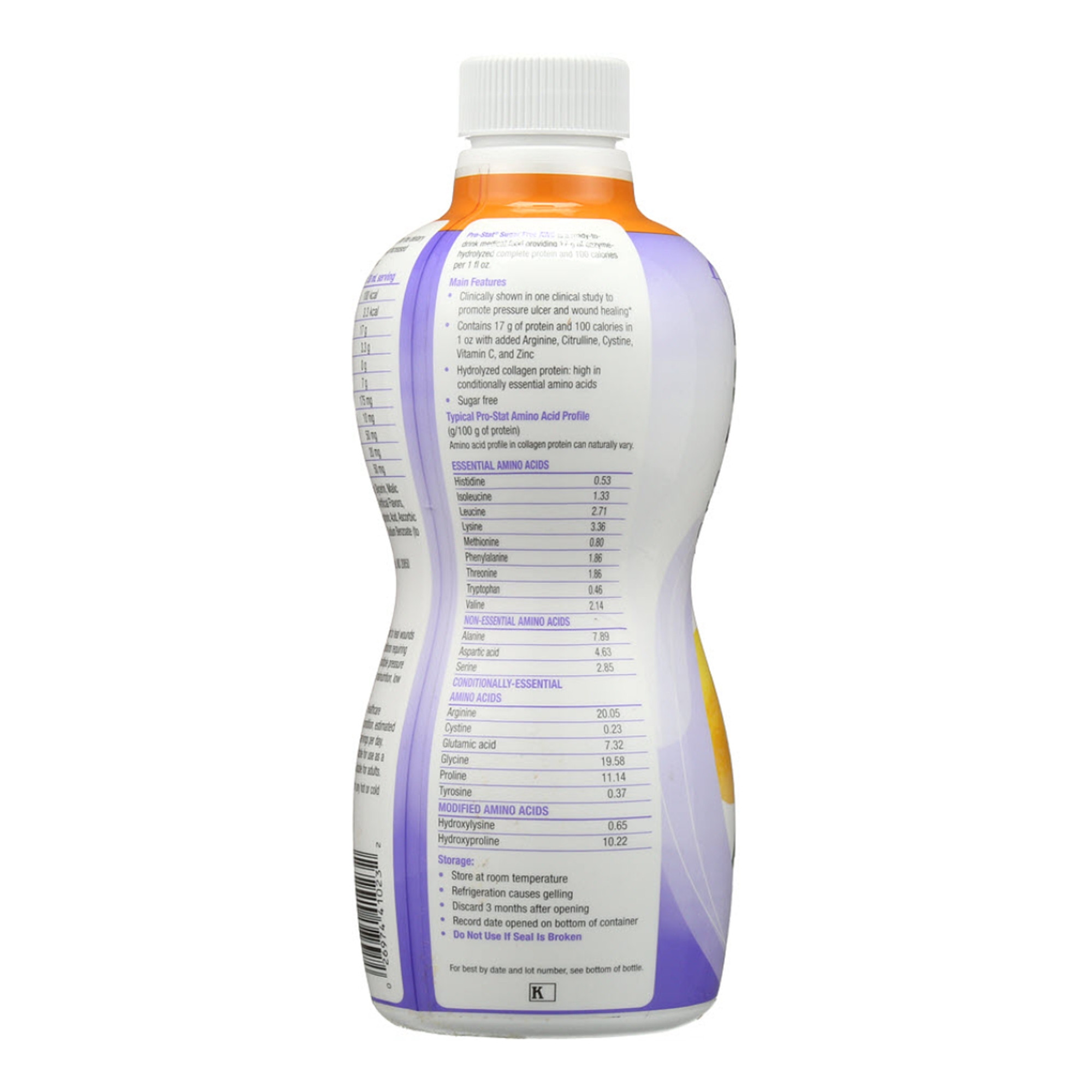 Nutricia Pro-Stat Sugar Free AWC Complete Liquid Protien, Bottle, 30 oz., Citrus Splash, 78383, 1 Bottle