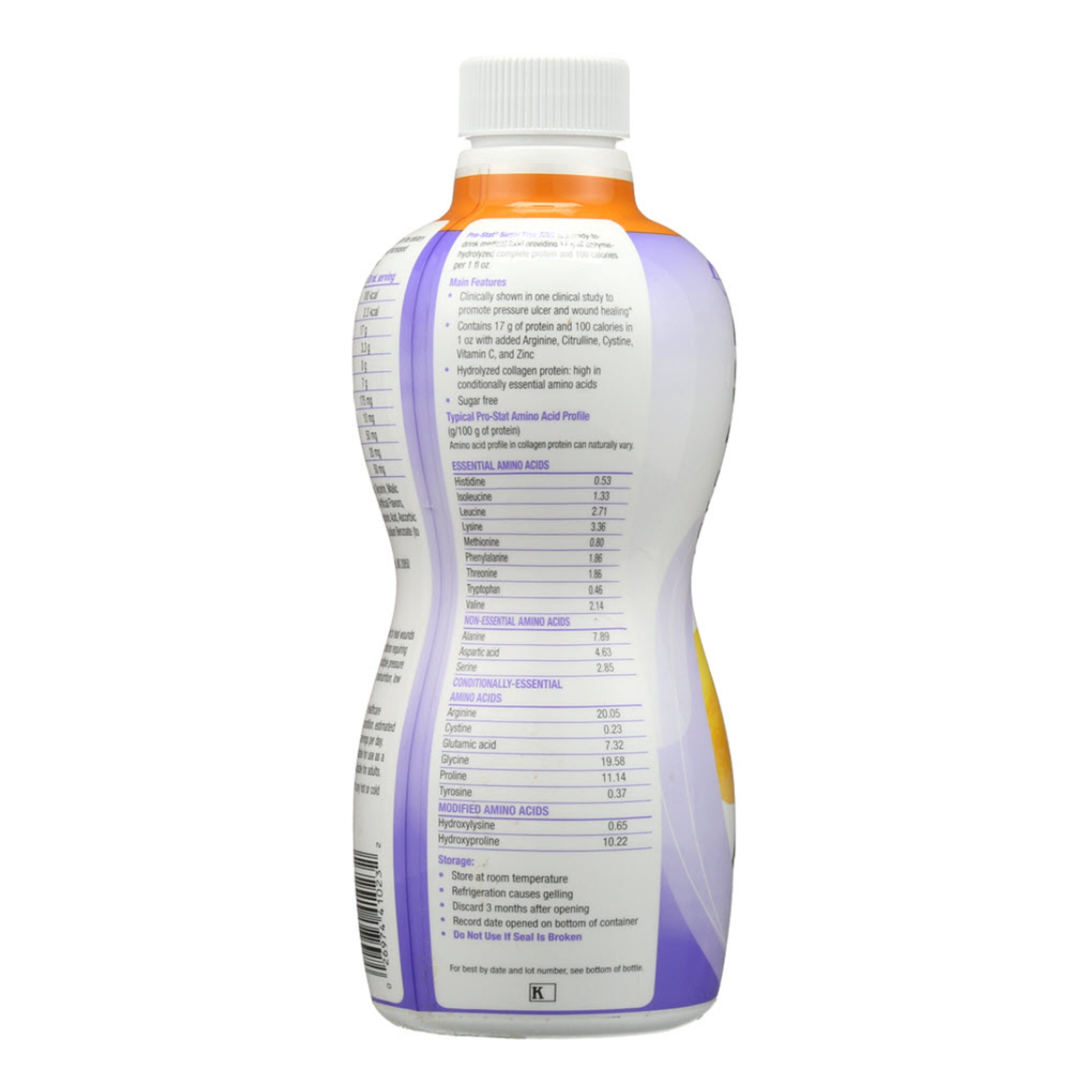 Nutricia Pro-Stat Sugar Free AWC Complete Liquid Protien, Bottle, 30 oz., Citrus Splash, 78383, 1 Bottle