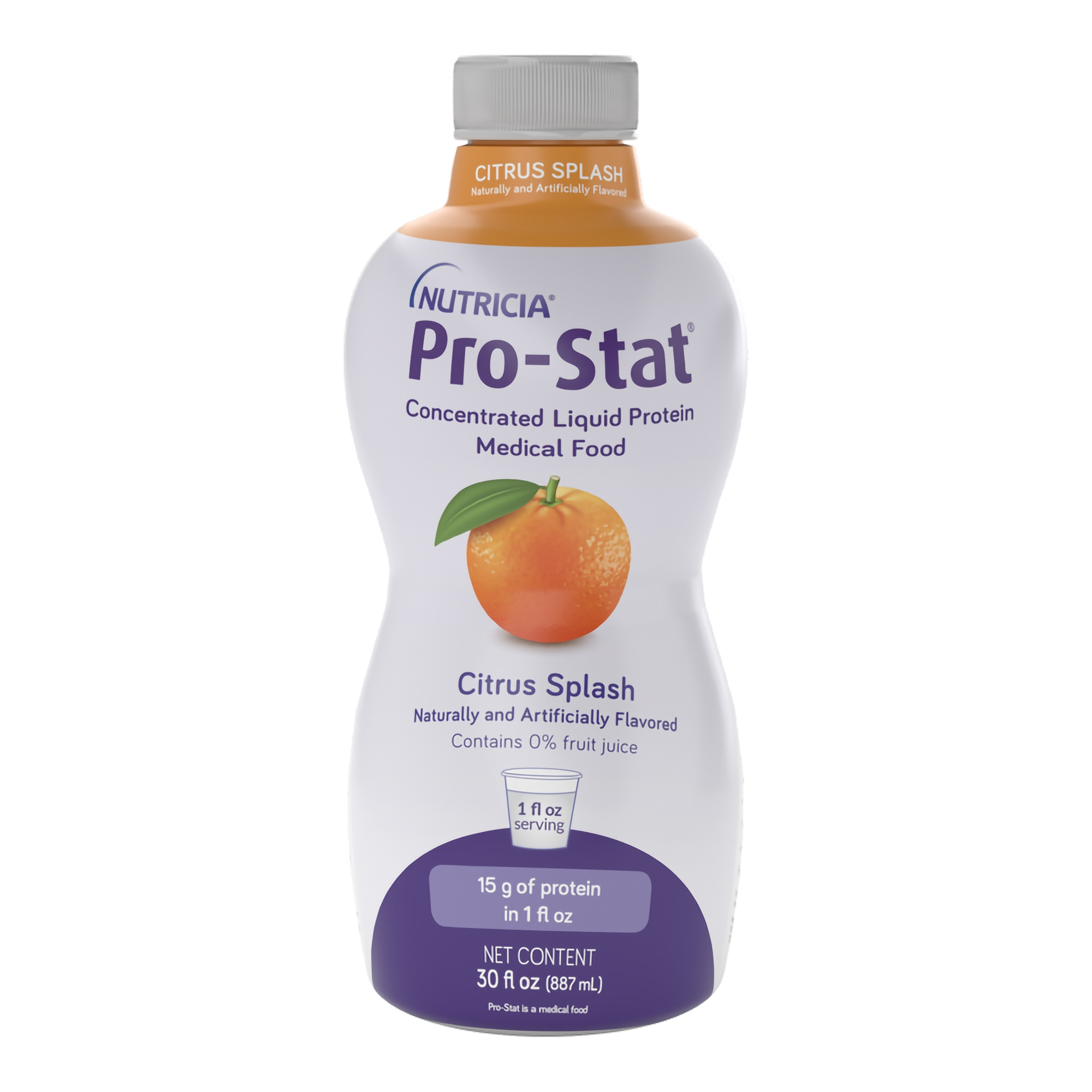 Nutricia Pro-Stat Sugar Free Complete Liquid Protien, Bottle, 30 oz., Citrus Splash, 78349, 1 Bottle