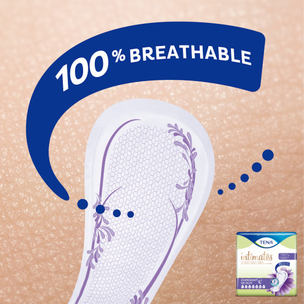 TENA Sensitive Care Extra Coverage Liners for Women, Very Light Absorbency