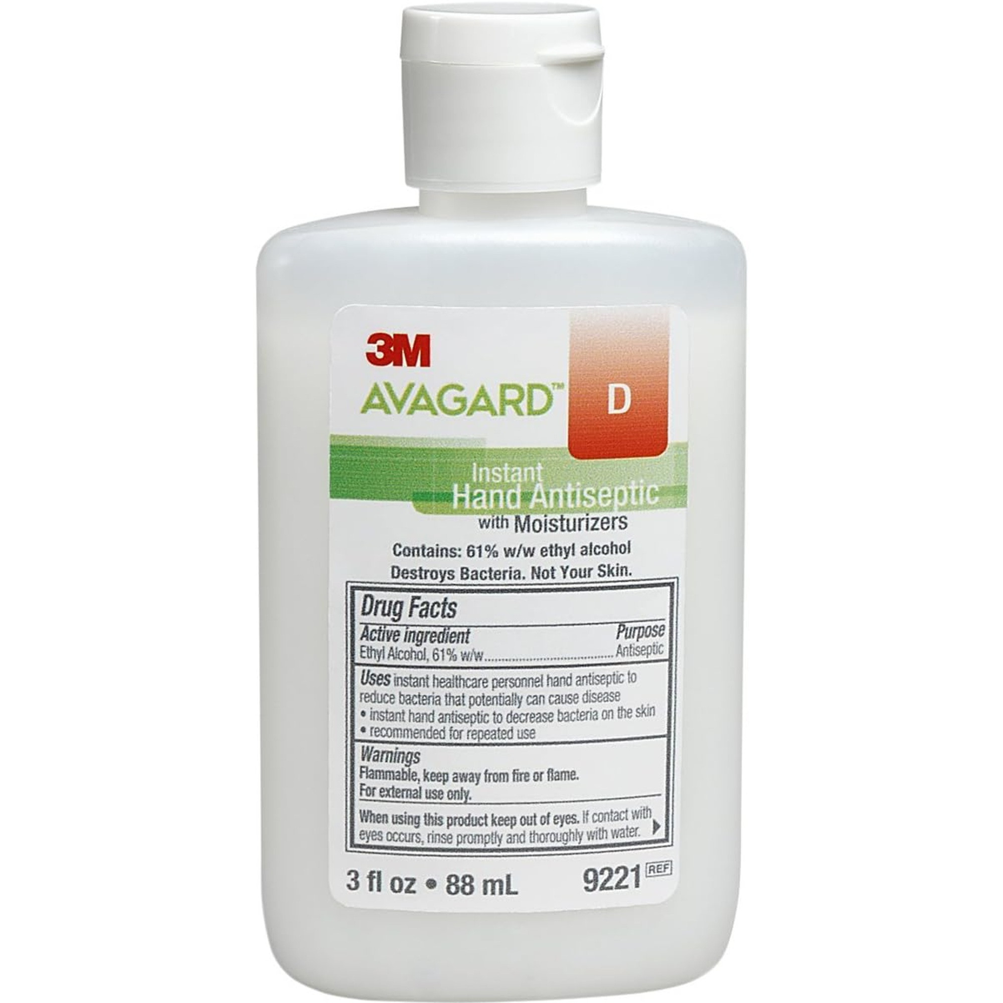 3M Avagard Instant Hand Antiseptic with Moisturizers, 3 oz.