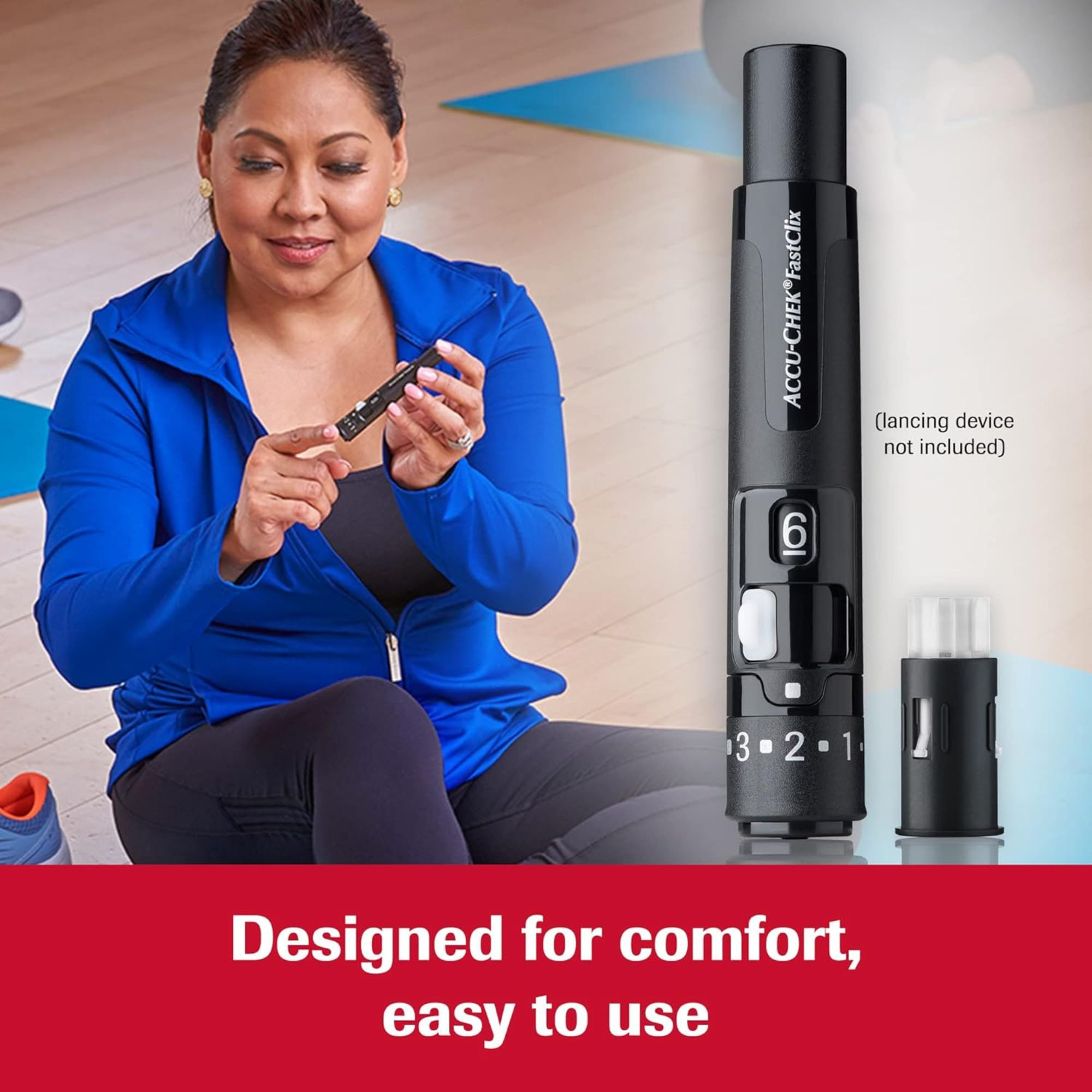 Accu-Chek FastClix Lancets, 05360145001, Box of 102