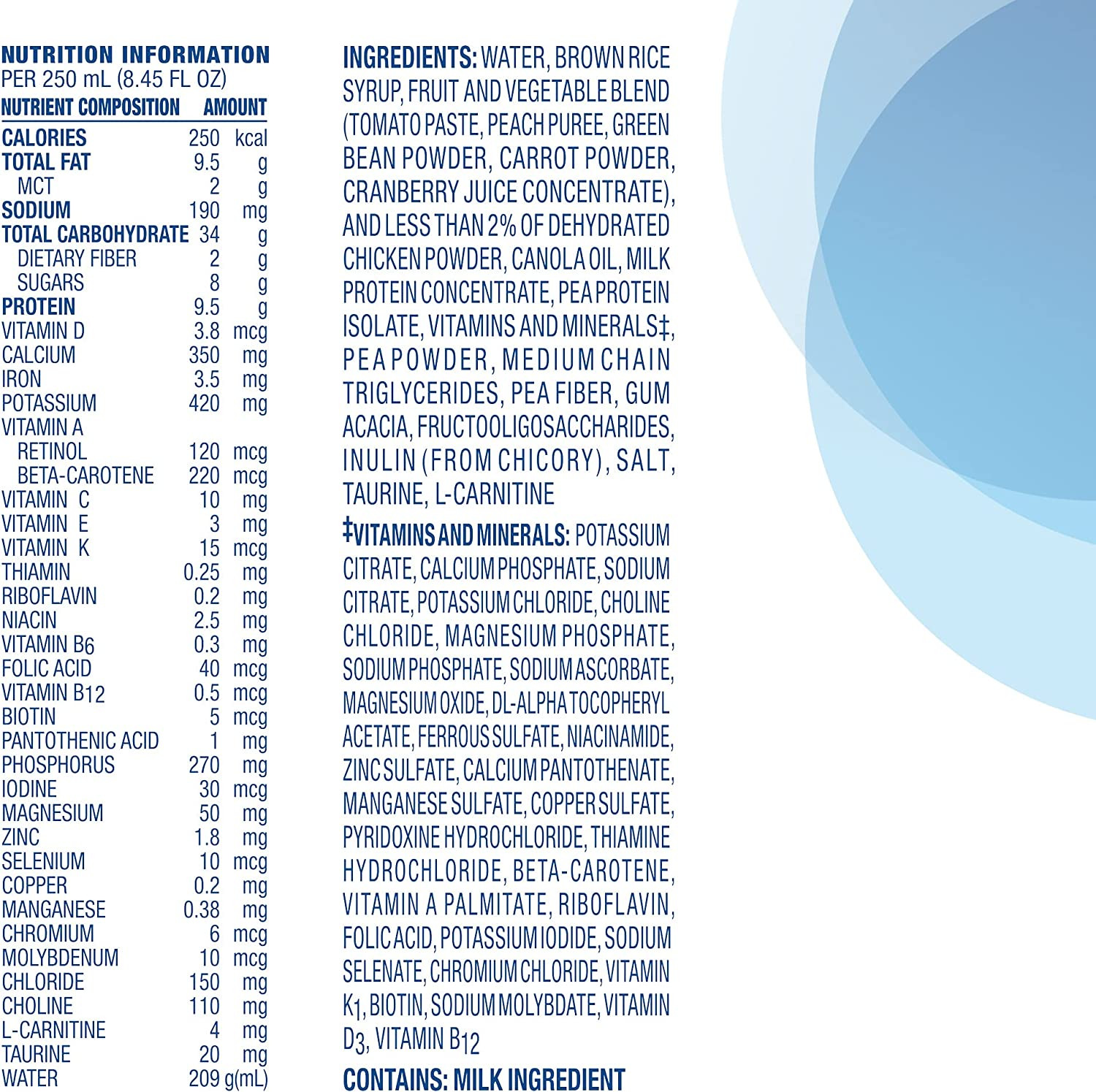 Compleat Pediatric Nutritionally Complete Tube Feeding Formula, 8.45 oz. , 10043900142408, 1 Each