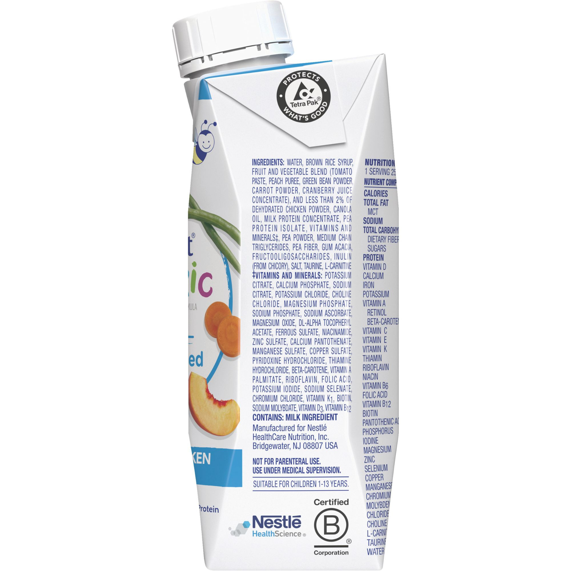 Compleat Pediatric Nutritionally Complete Tube Feeding Formula, 8.45 oz. , 10043900142408, 1 Each