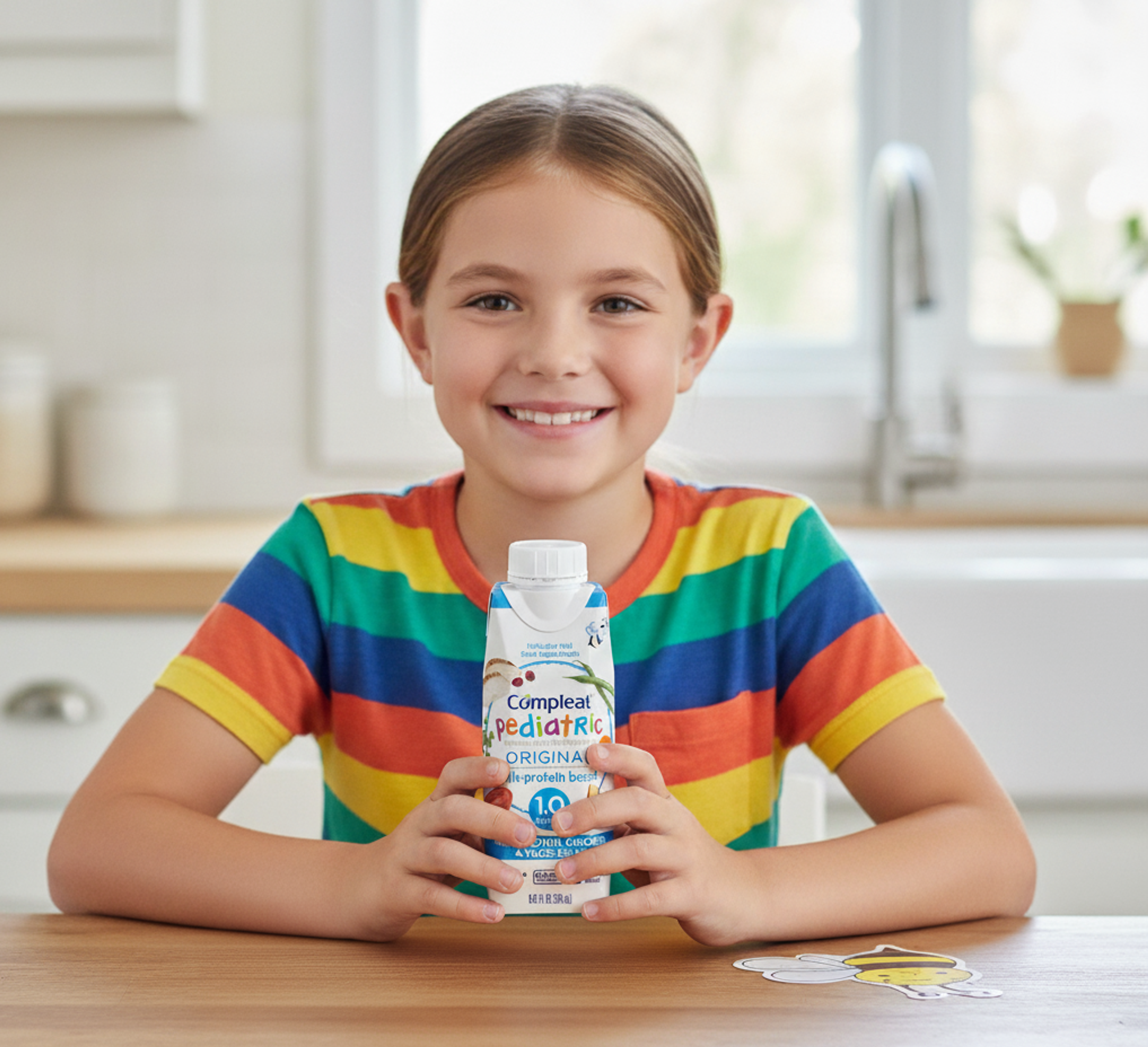 Compleat Pediatric Nutritionally Complete Tube Feeding Formula, 8.45 oz. , 10043900142408, 1 Each