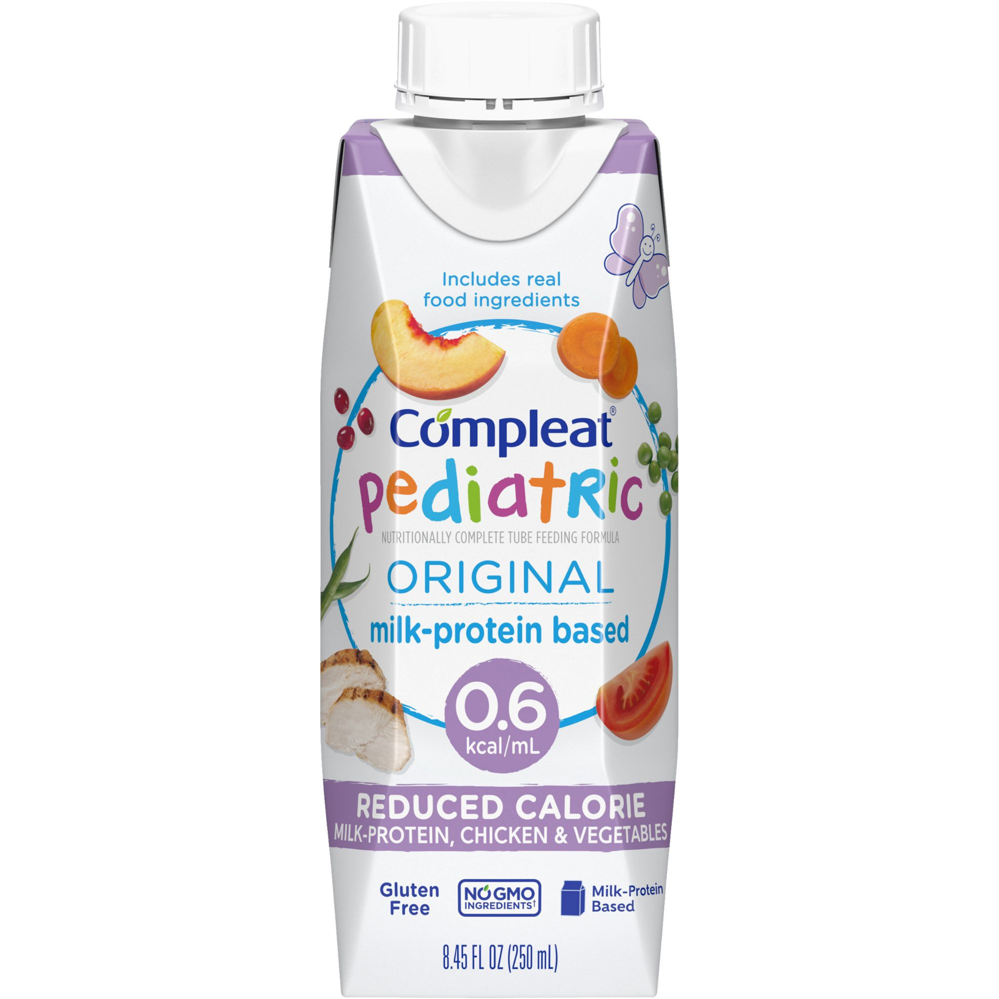Compleat Pediatric Reduced Calorie Nutritionally Complete Tube Feeding Formula, 8.45 oz., 10043900380749, Case of 24