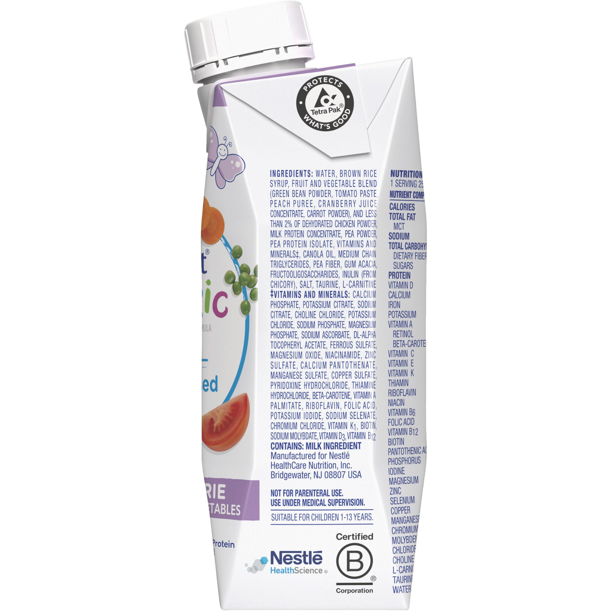 Compleat Pediatric Reduced Calorie Nutritionally Complete Tube Feeding Formula, 8.45 oz., 10043900380749, Case of 24