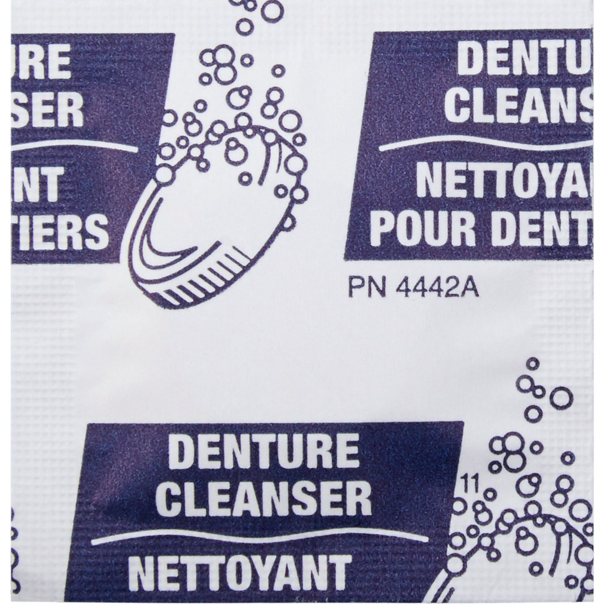 McKesson Denture Cleanser Tablets, 16-DEN-1, 1 Box (40 Tablets)