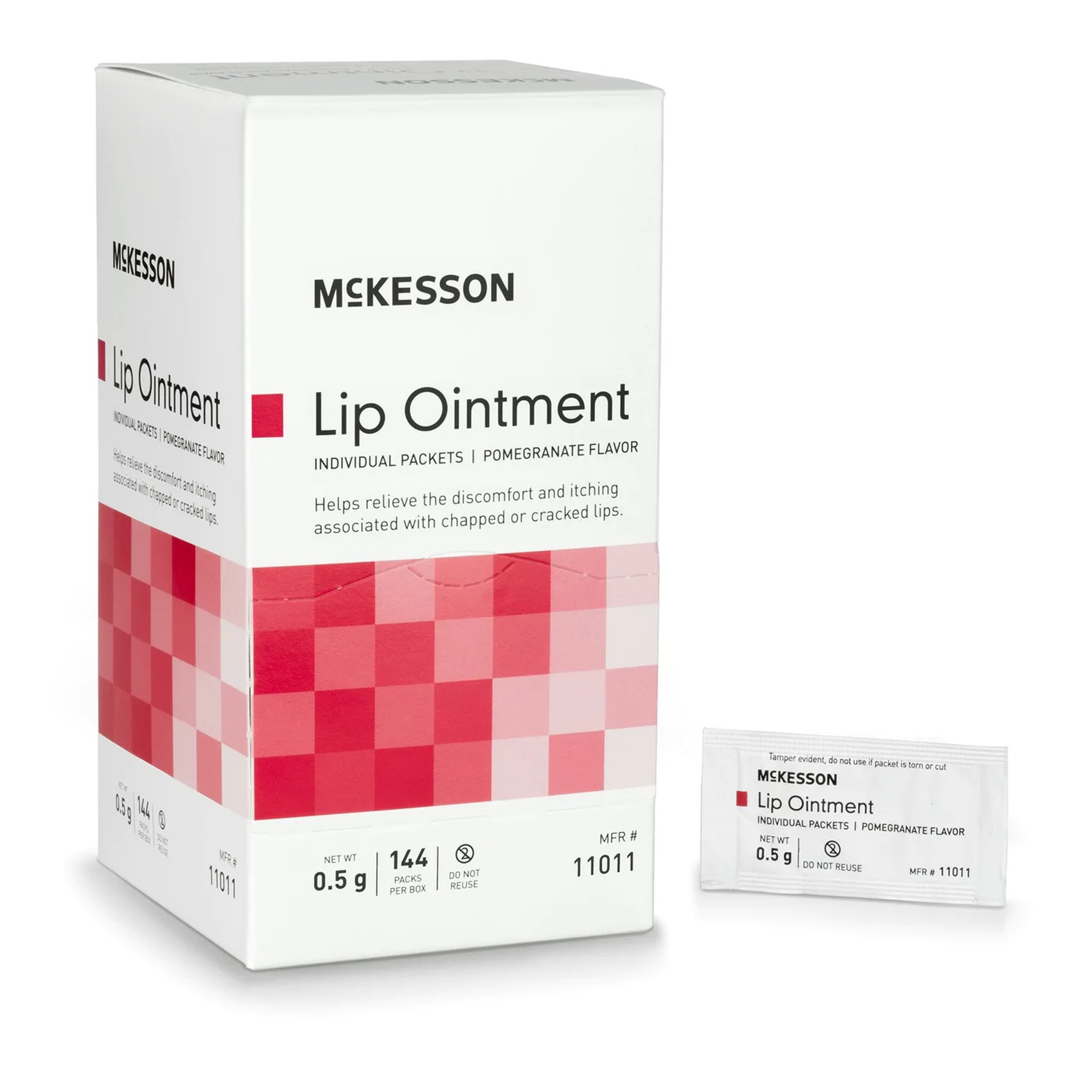 MooreBrand Lip Ointment, Pomegranate, 61024, Box of 144
