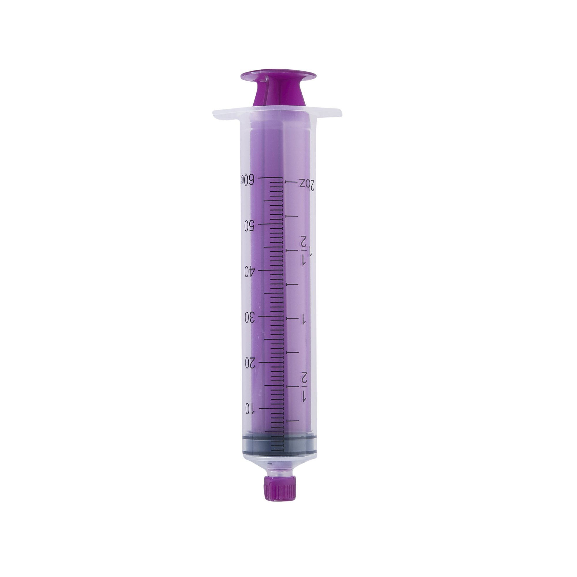 McKesson Piston Irrigation Syringe Flat Top with Enfit Tip