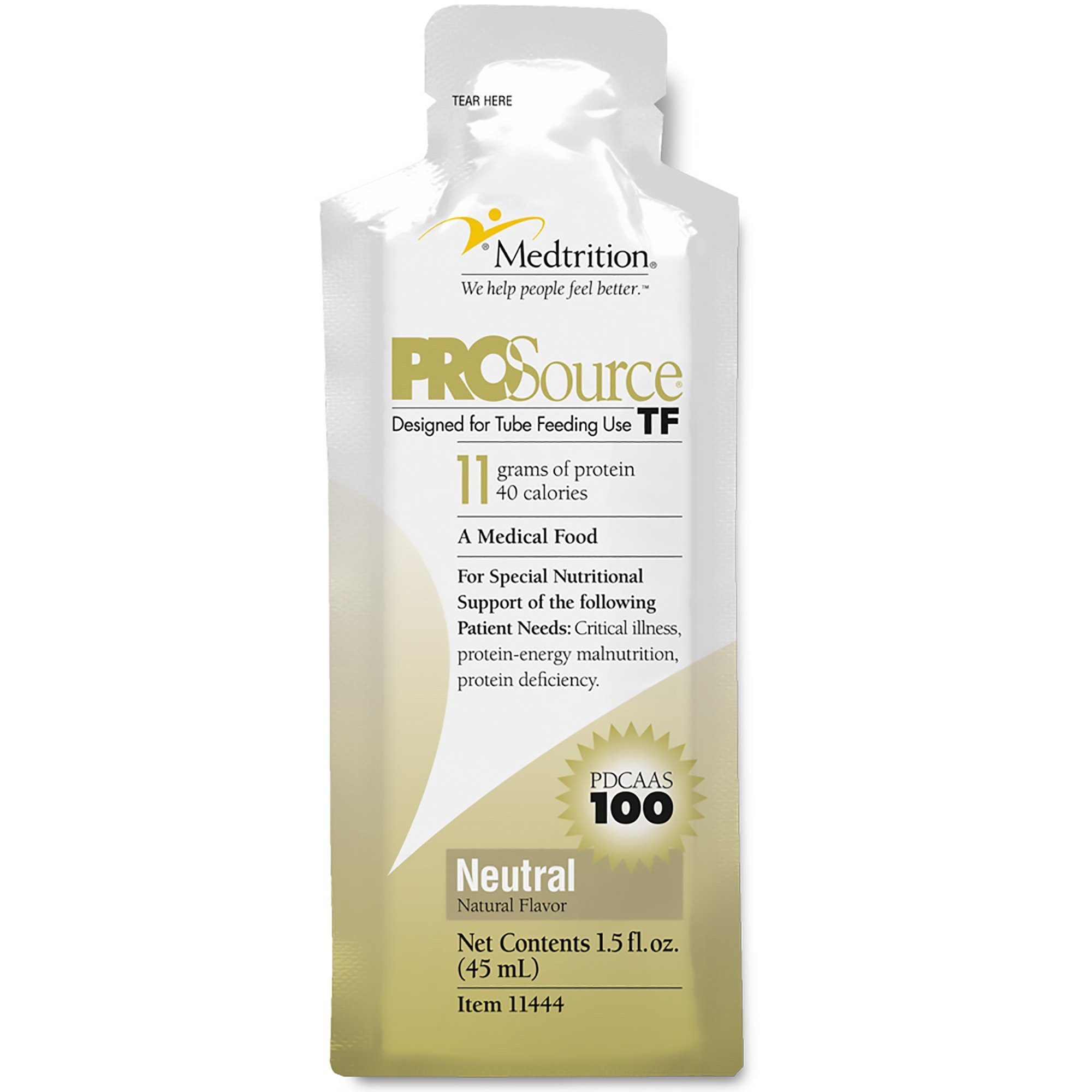 ProSource TF Designed for Tube Feeding Use Formula, Natural, 1.5 oz., 11444, Case of 100