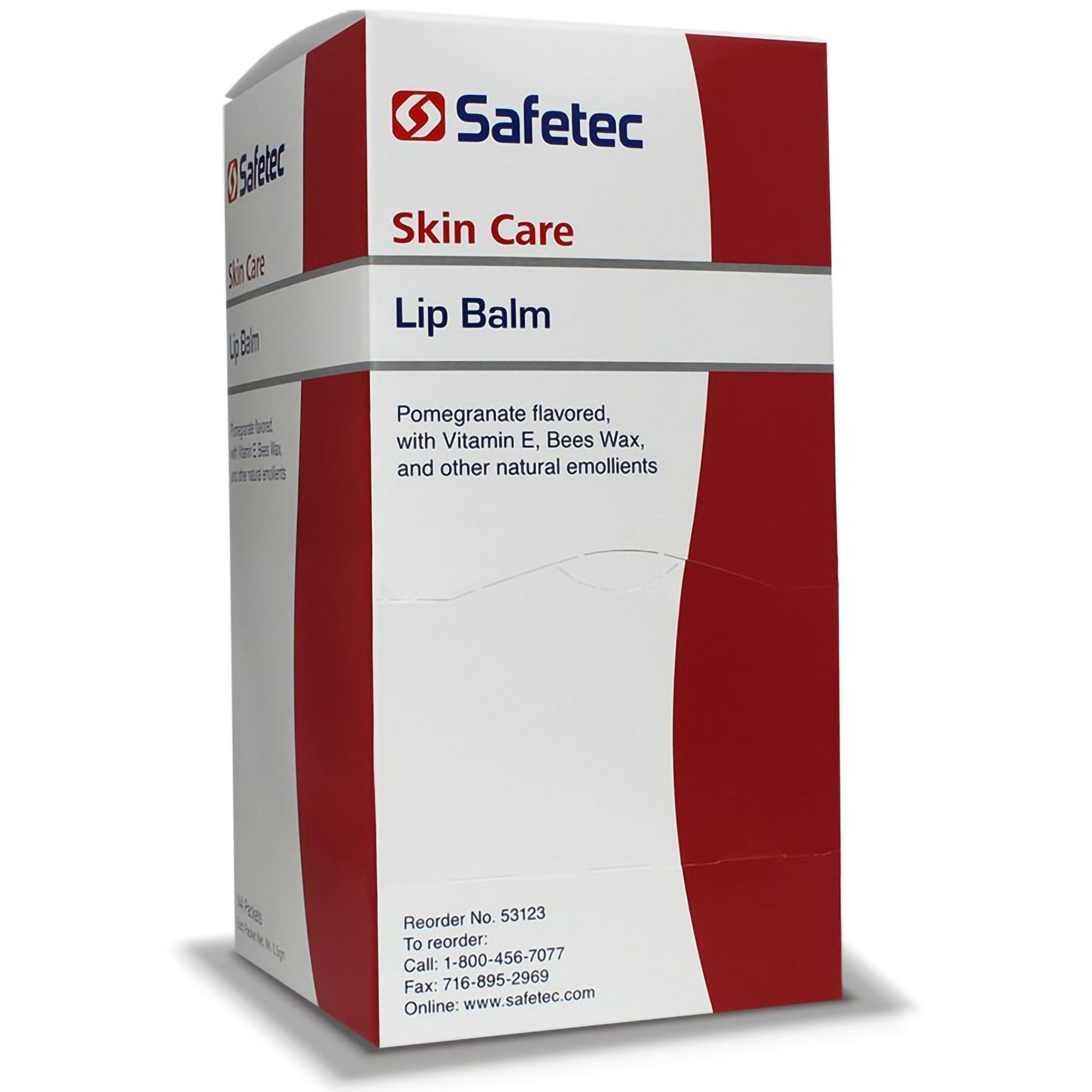 Safetec Skin Care Lip Balm , 53123, Box of 144