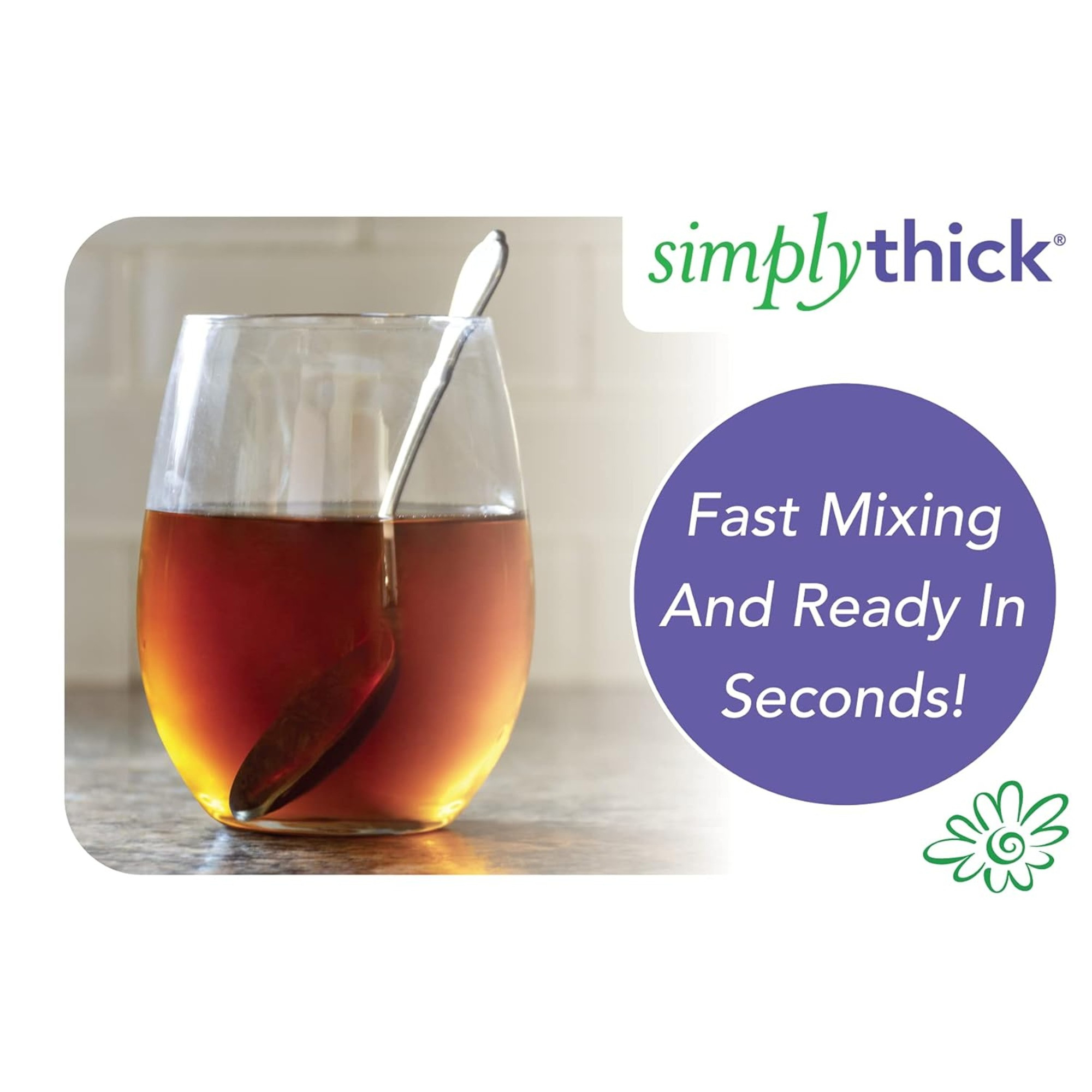 SimplyThick EasyMix Instant Food Thickener Pump Bottle, All Thickness Levels