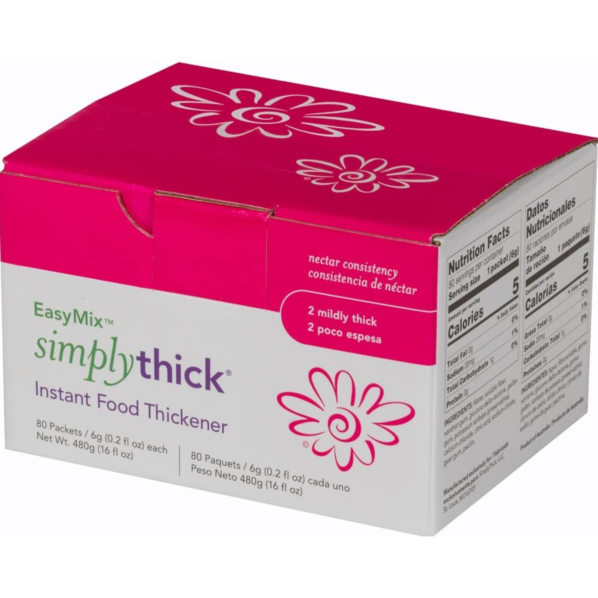 SimplyThick EasyMix Food Thickener Packets
