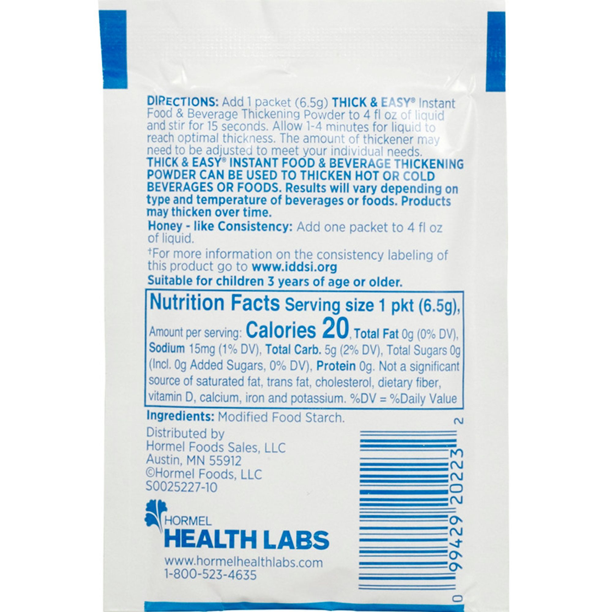 Thick & Easy Instant Food & Beverage Thickening Powder