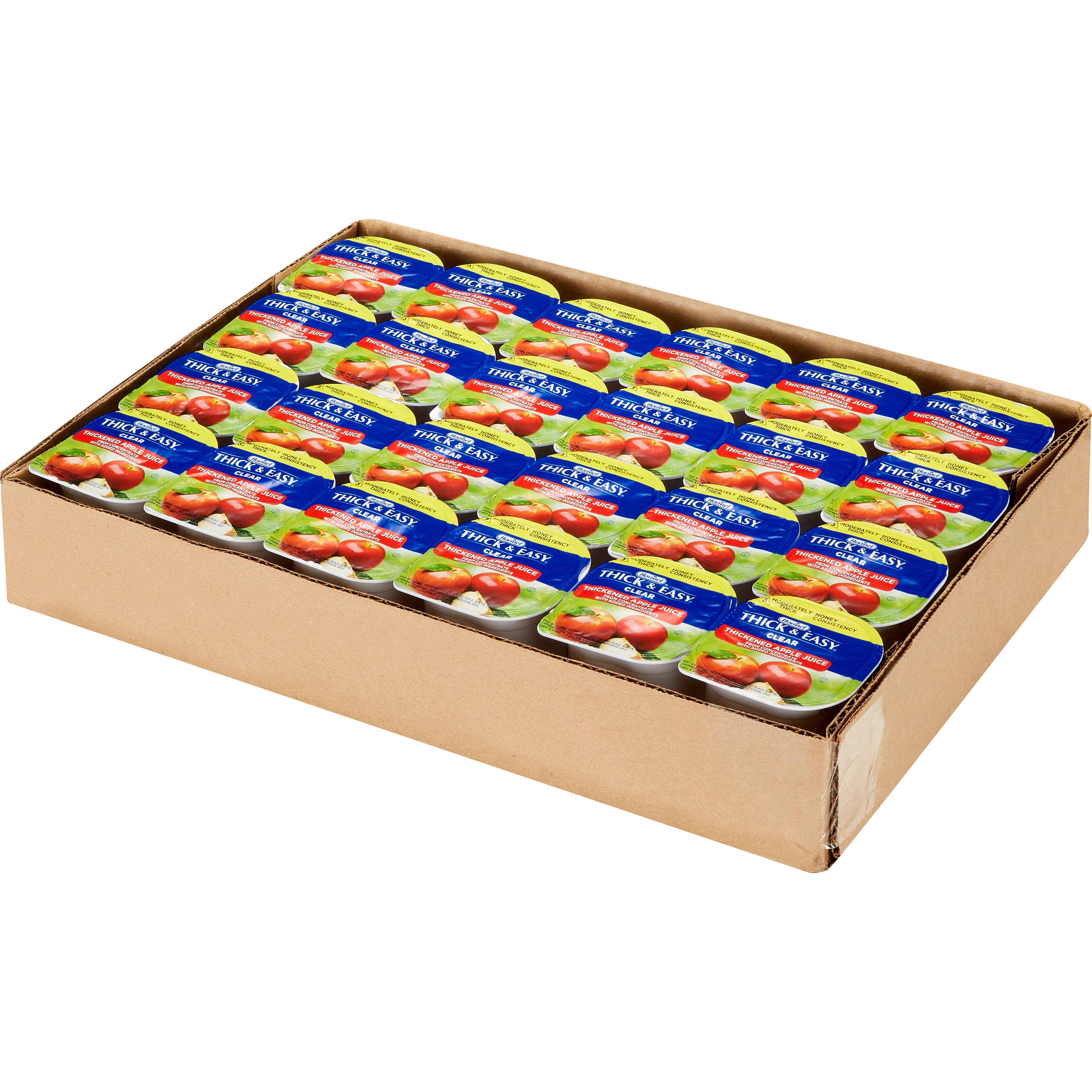 Hormel Thick & Easy Clear Thickened Beverage, Honey Consistency, Moderately Thick, Apple Juice