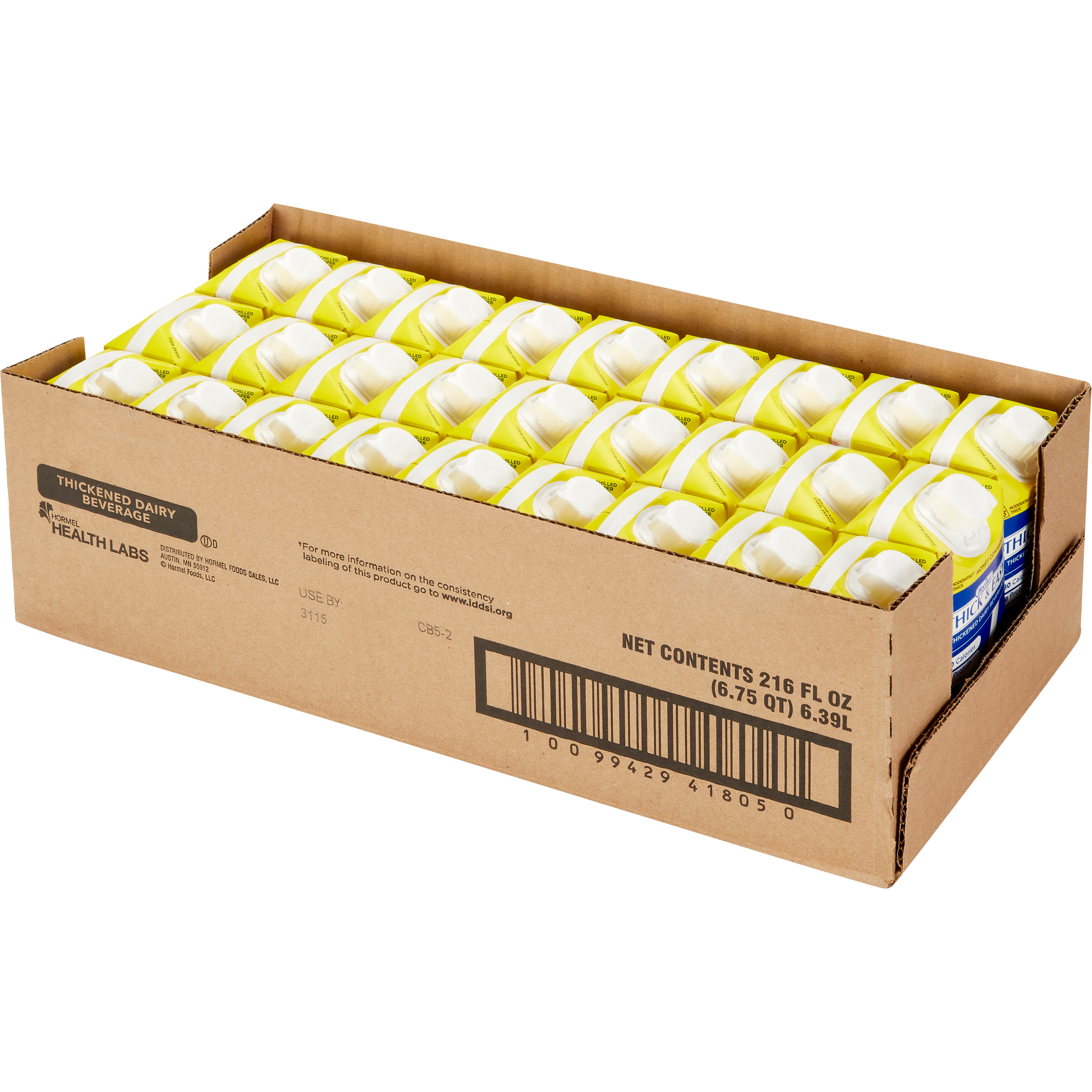 Hormel Thick & Easy Thickened Dairy Beverage, Honey Consistency, Moderately Thick