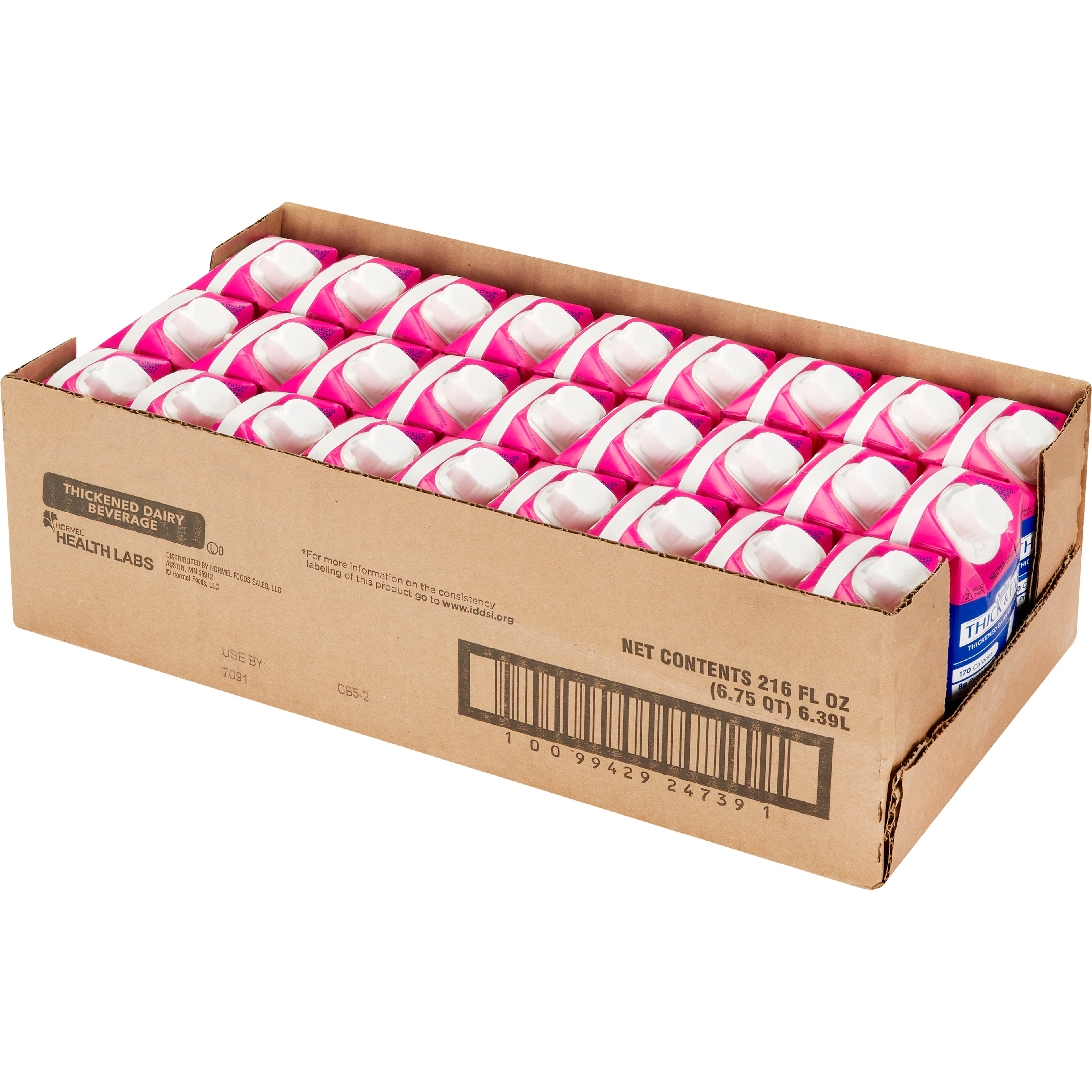 Hormel Thick & Easy Thickened Dairy Beverage, Nectar Consistency, Mildly Thick