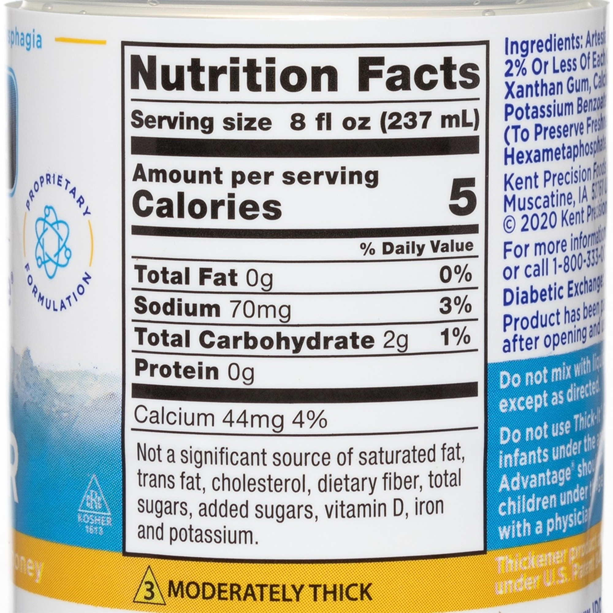 Thick-It Clear Advantage Thickened Water, Honey Consistency, Moderately Thick