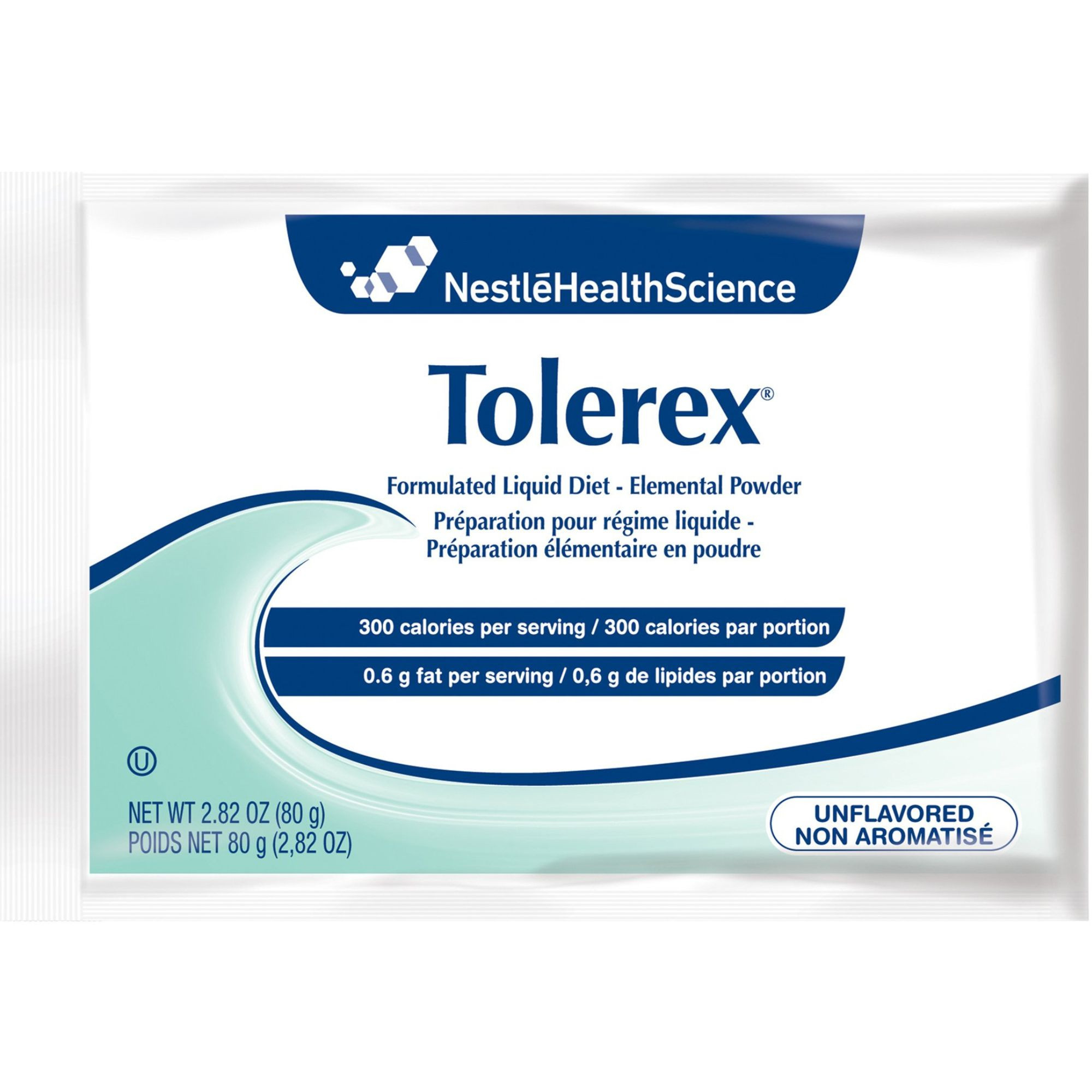 Nestle HealthScience Tolorex Formulated Liquid Diet Elemental Powder Tube Feeding Formula, 10043900458059, Carton of 6