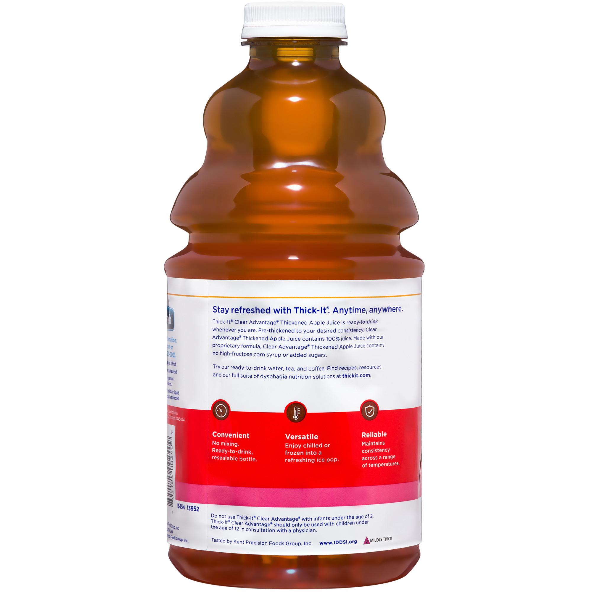 Thick-It Clear Advantage Thickened Apple Juice, Nectar Consistency, 64 oz.