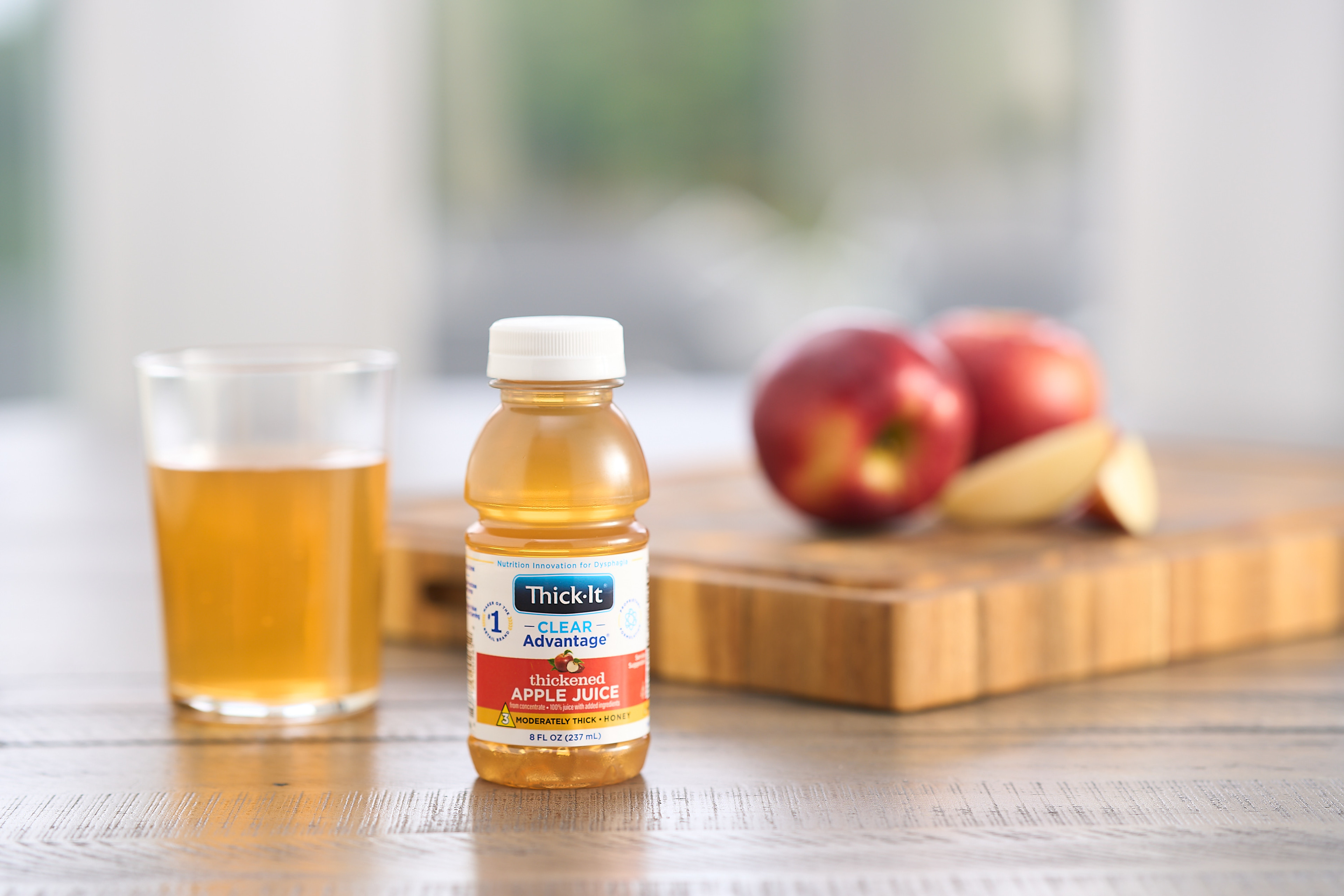 Thick-It Clear Advantage Thickened Apple Juice, Nectar Consistency, 64 oz.