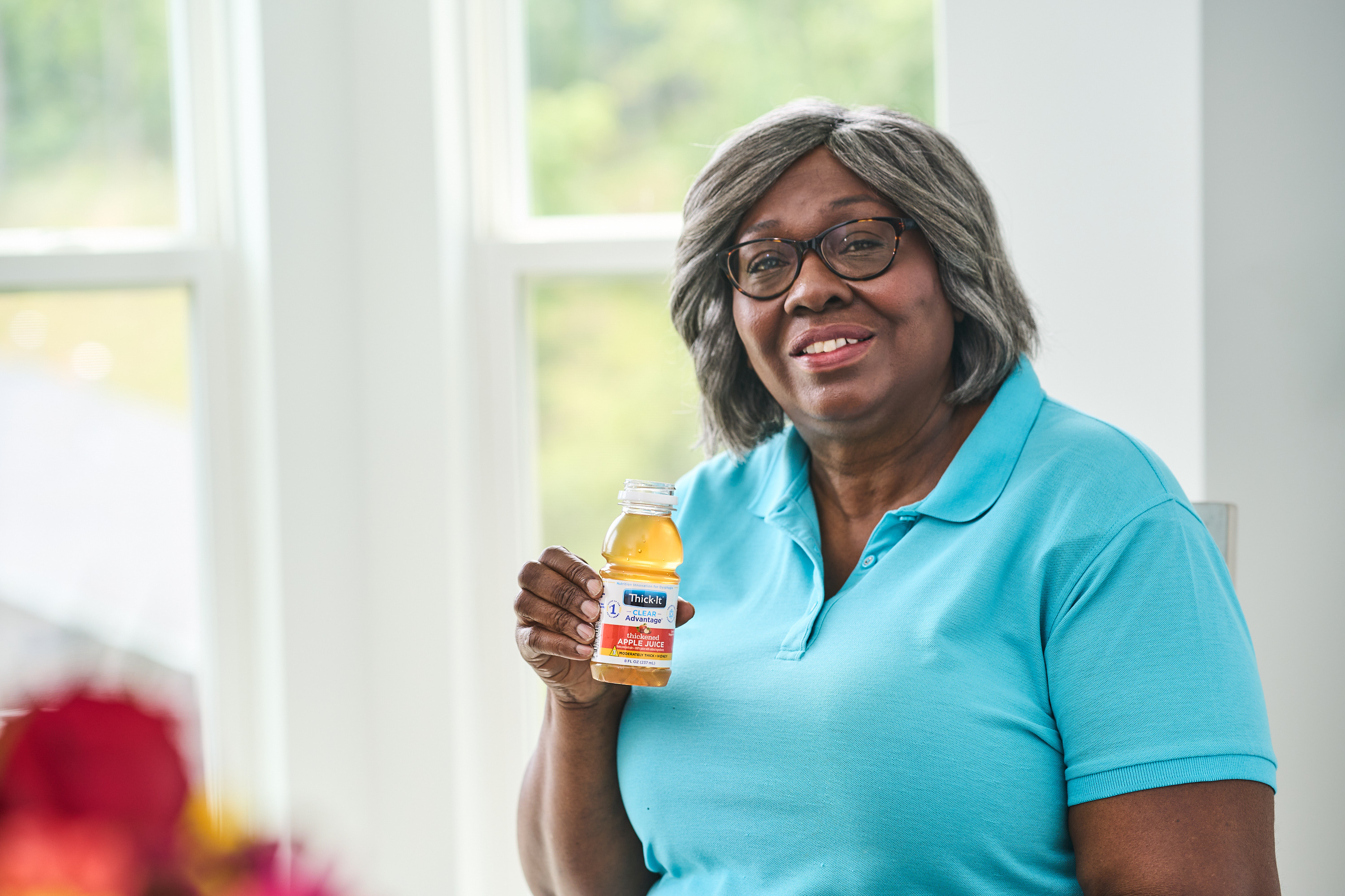 Thick-It Clear Advantage Thickened Apple Juice, Nectar Consistency, 64 oz.