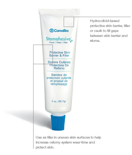 Convatec Stomahesive Ostomy Barrier Paste, 2 oz. Tube
