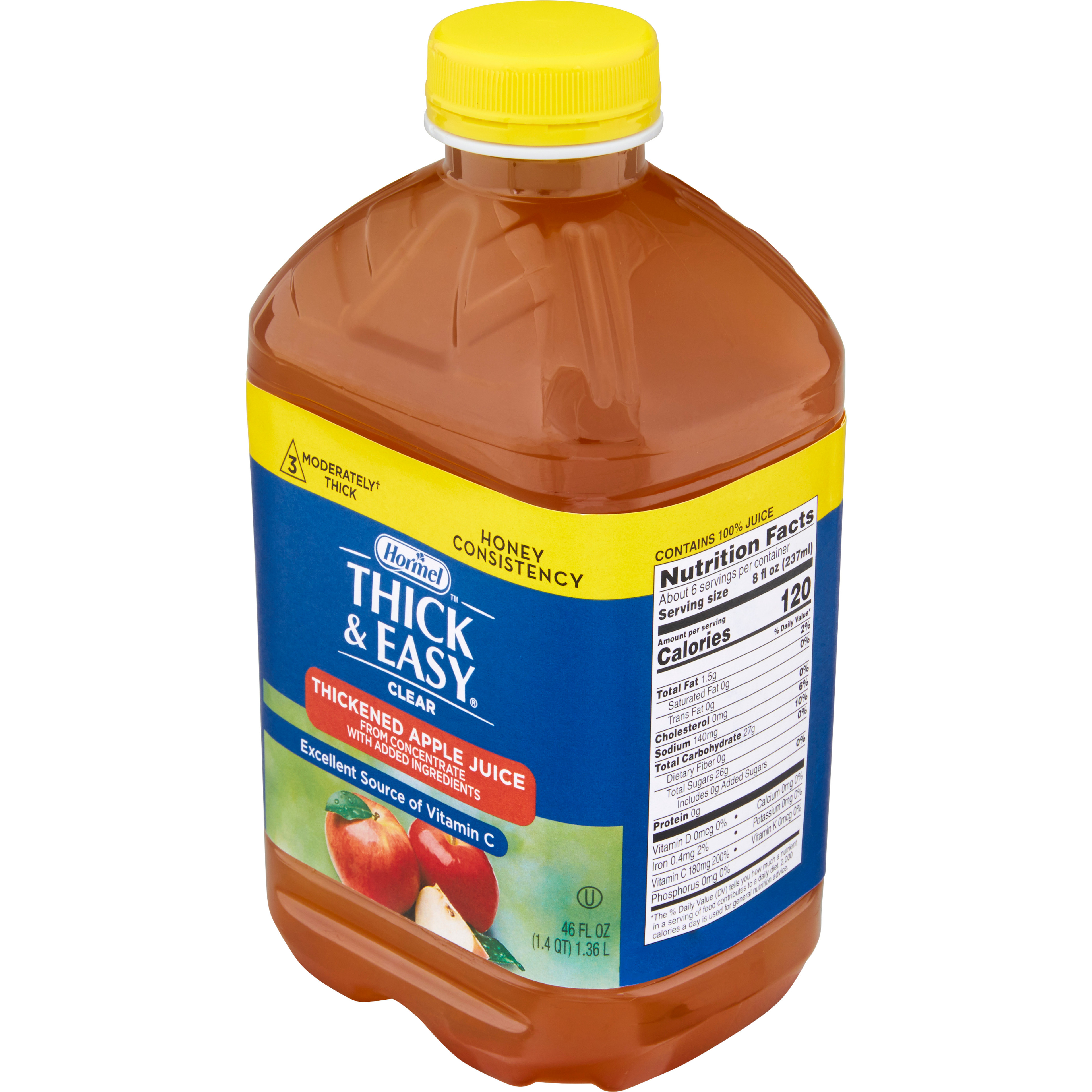 Hormel Thick & Easy Clear, Thickened Apple Juice, Honey Consistency