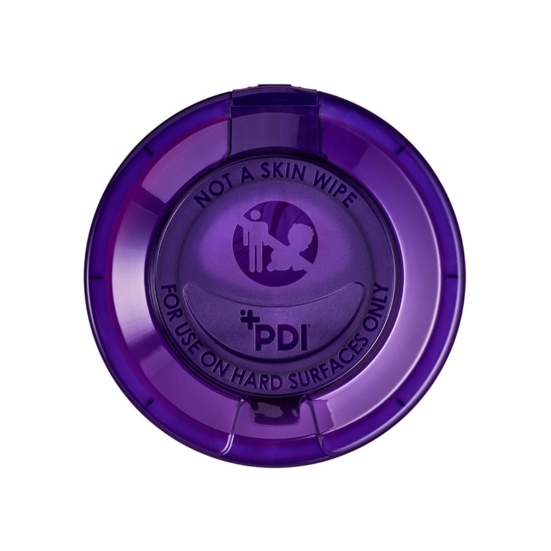 Super Sani-Cloth Germicidal Disposable Wipe, Alcohol Scent, NonSterile, Top of Lid