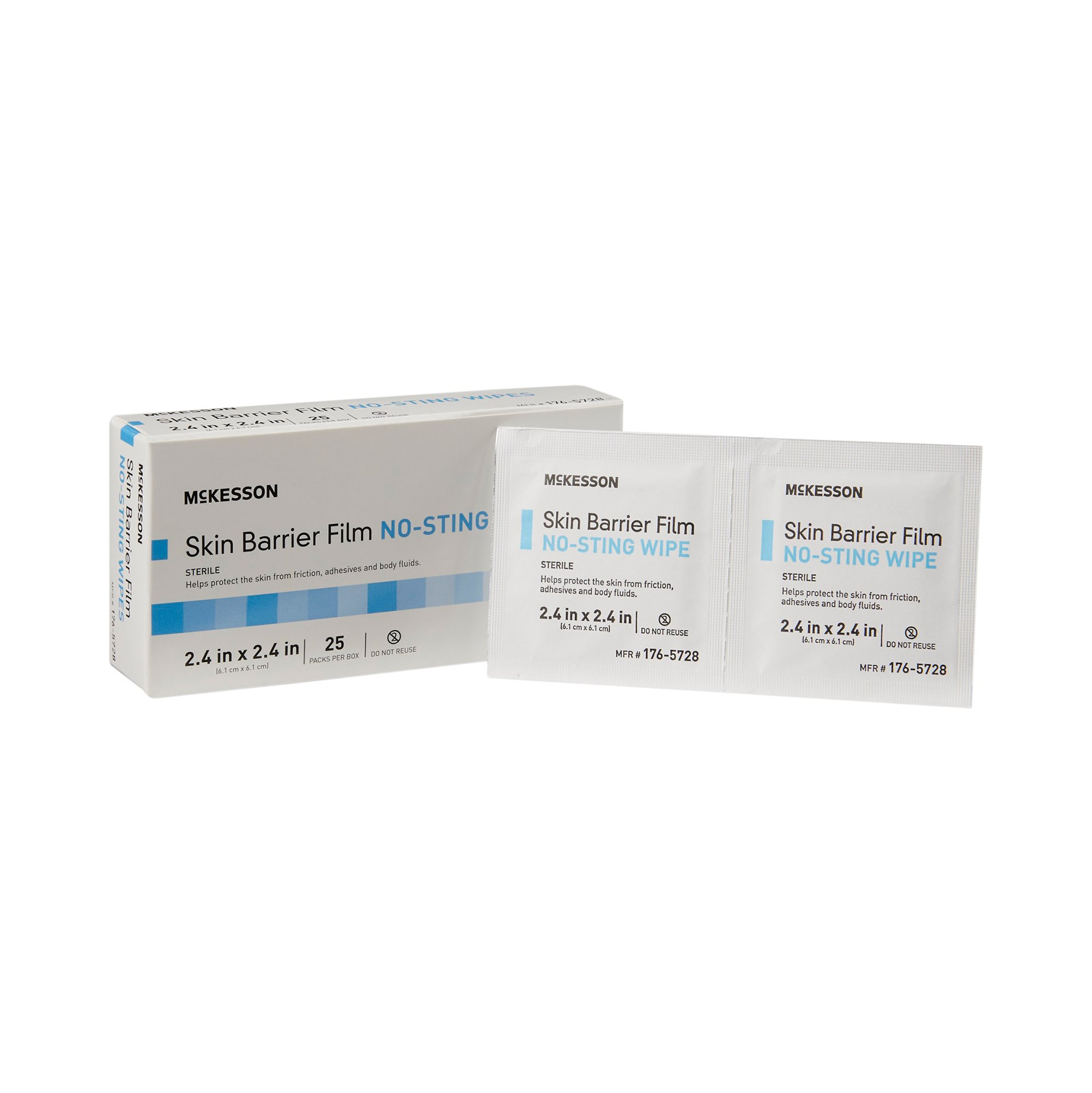 McKesson Skin Barrier Film, No-Sting, Sterile, 176-5728, Box of 25