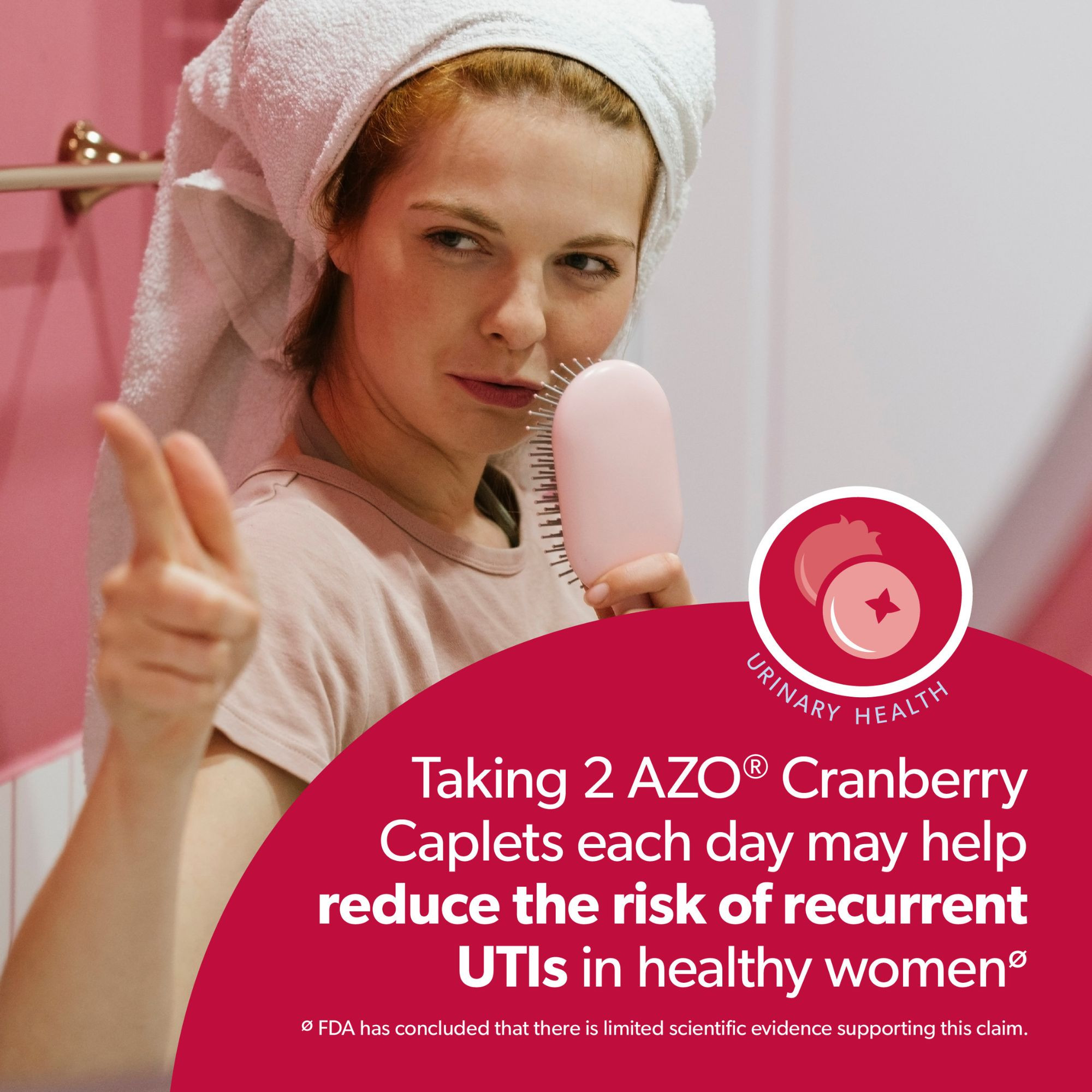 Azo Urinary Tract Health Cranberry Supplement, 50 Tablets