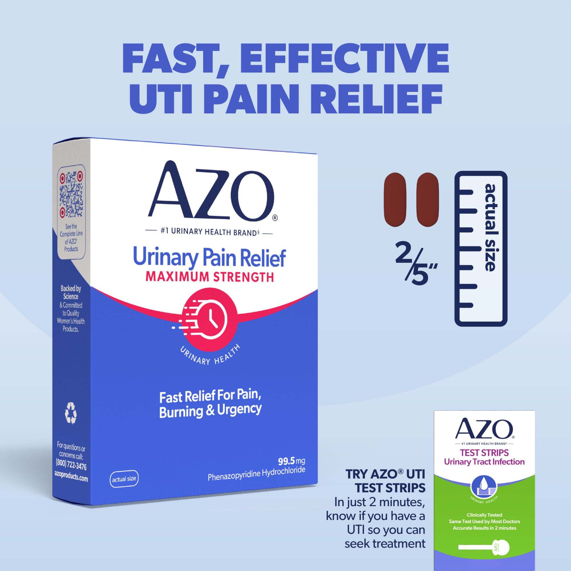 Azo Urinary Pain Relief, Maximum Strength