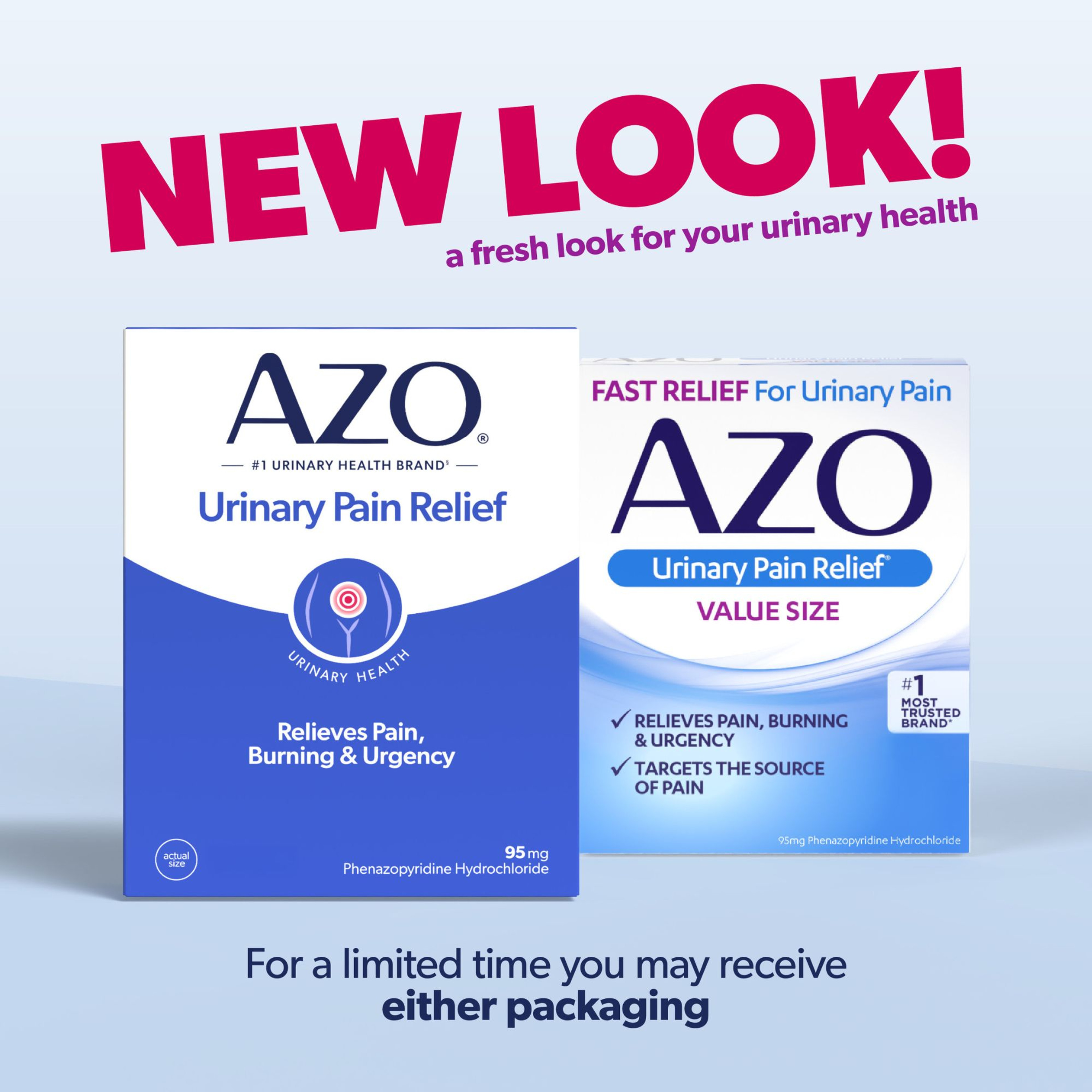 Azo Standard Urinary Pain Relief, 30 Tablets, 87651030152, 1 Bottle