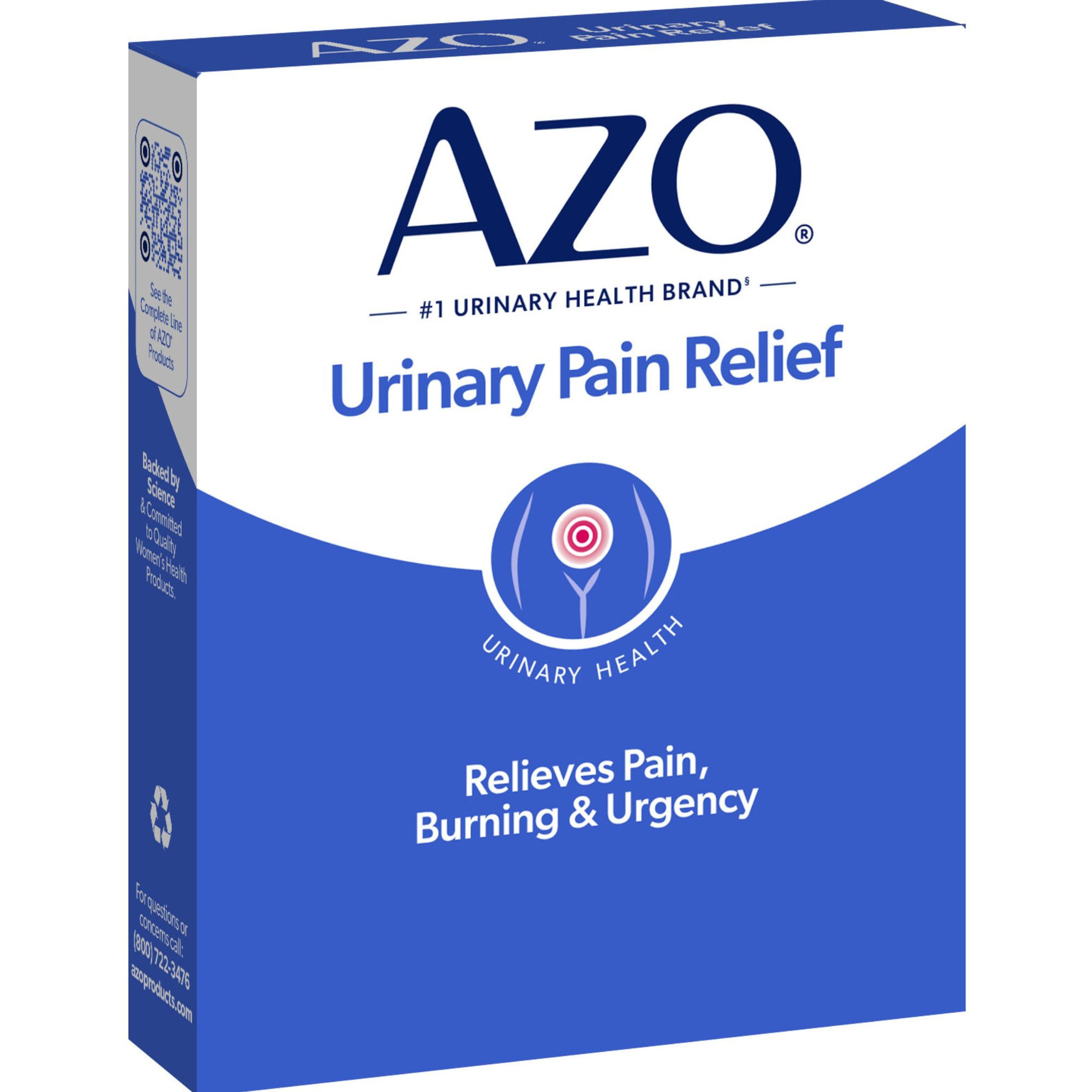 Azo Standard Urinary Pain Relief, 30 Tablets, 87651030152, 1 Bottle