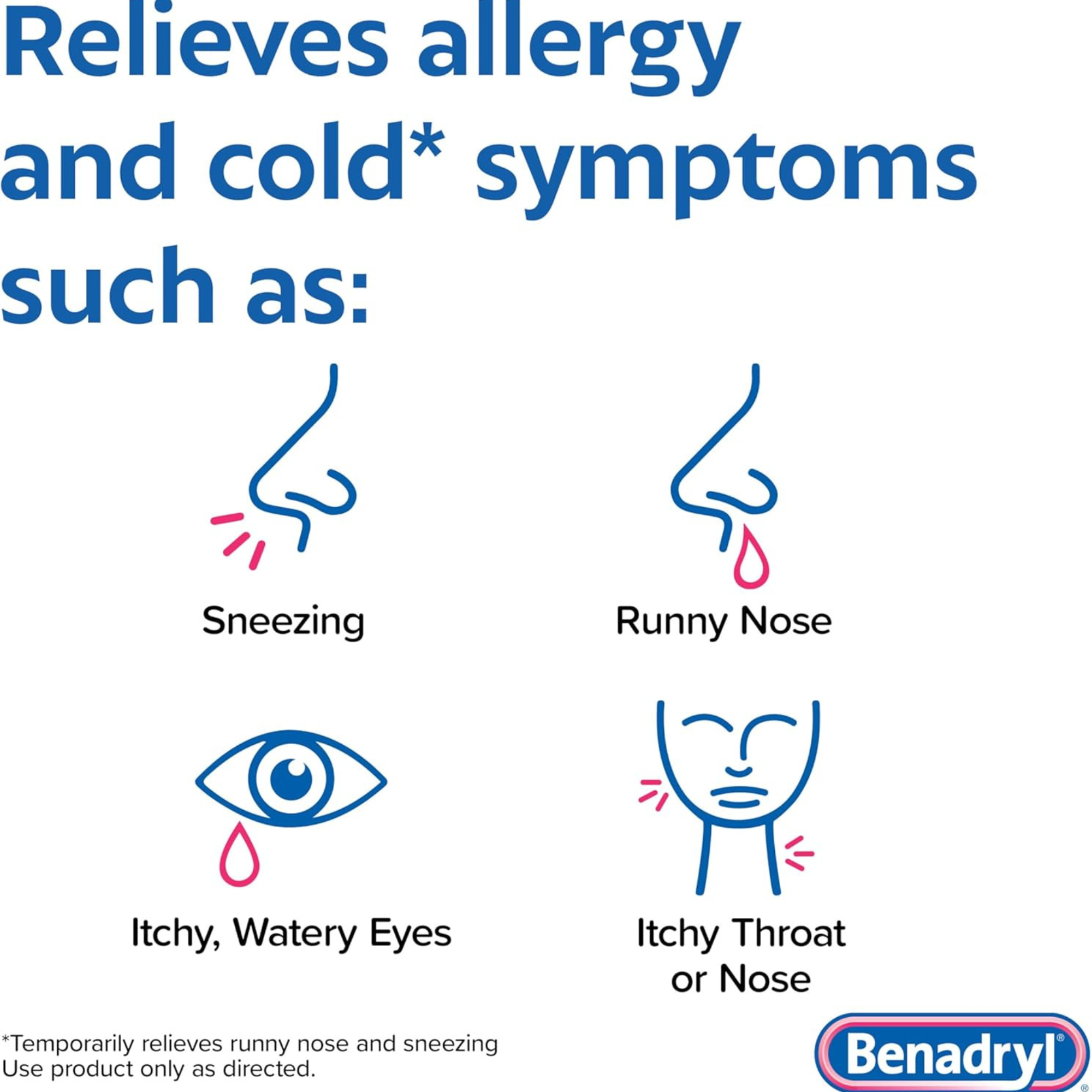 Benadryl Allergy Relief, 25 mg, Tablets