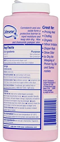 Caldesene Protecting Powder Zinc Oxide/Talc Skin Protectant For Babies & Adults