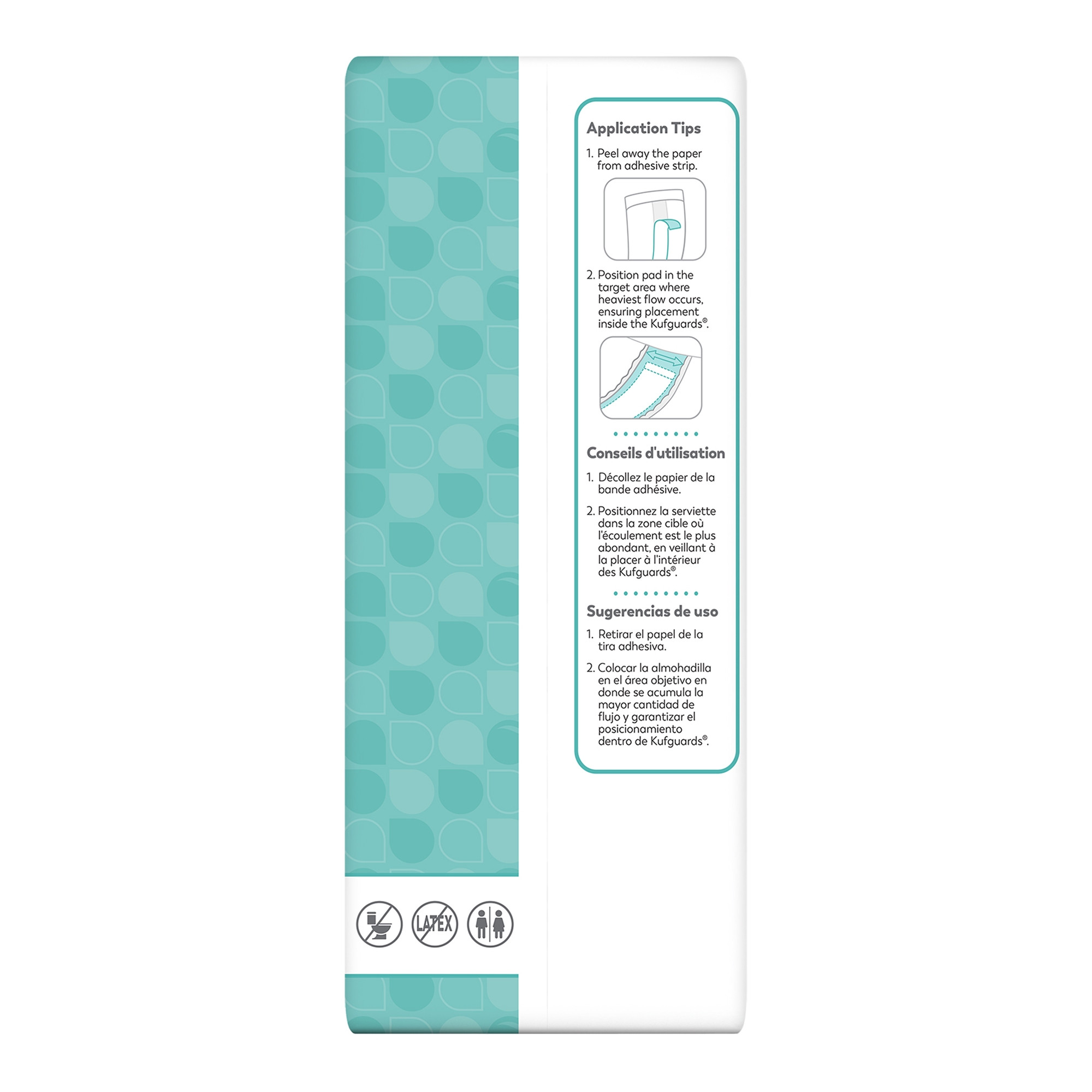 Tranquility Essential Disposable Booster Pads with Adhesive Strip