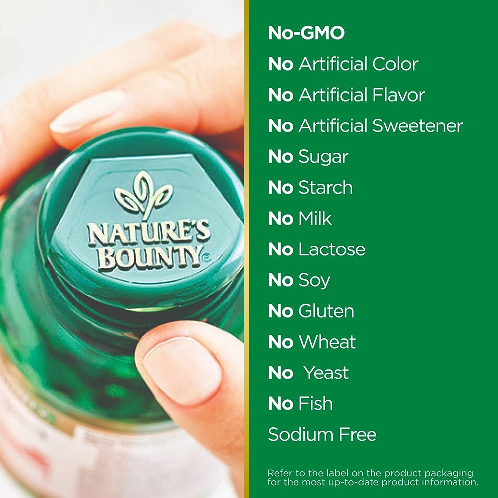 Nature's Bounty Lutein Eye Vitamin Supplement