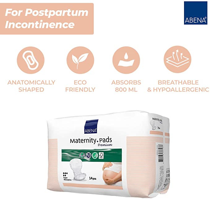 Abena Maternity Pads Premium Moderate Absorbency