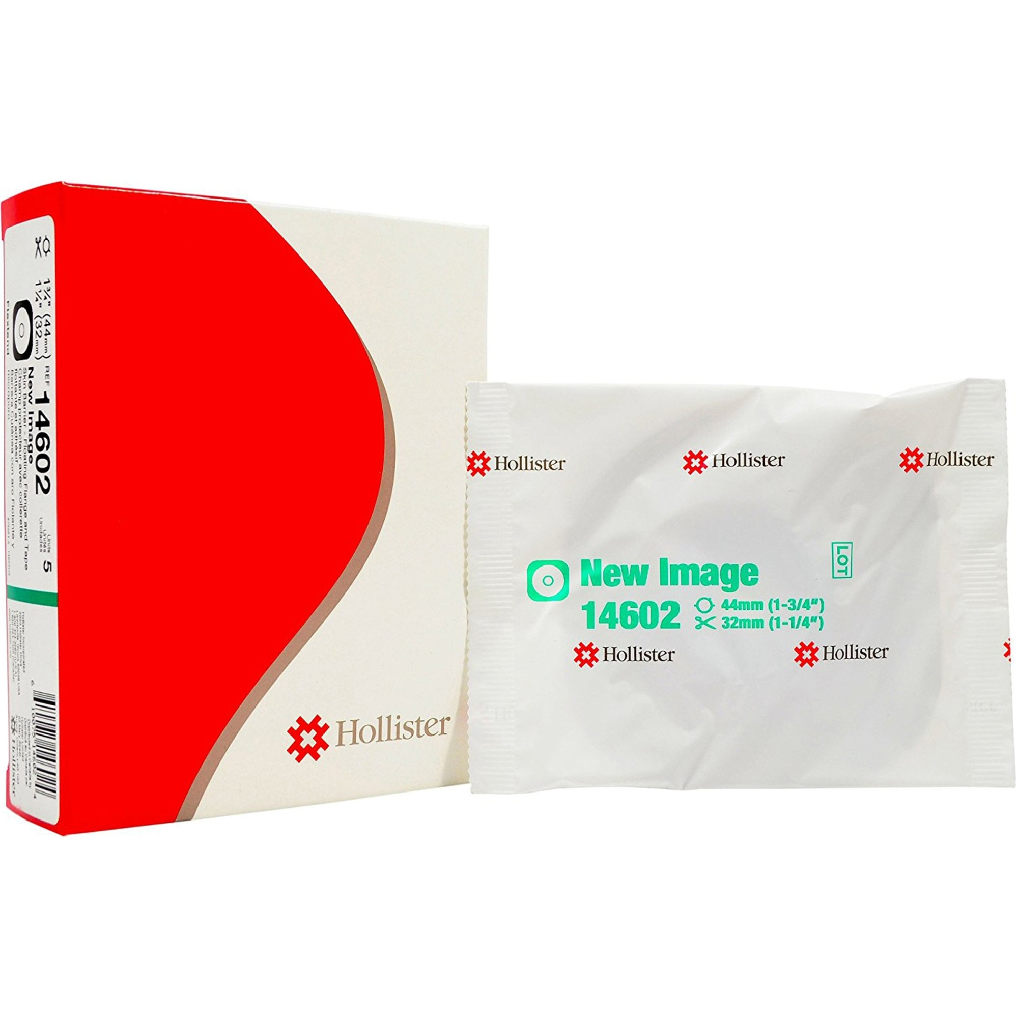 New Image Flextend Ostomy Barrier, Trim to Fit, 44 mm Flange, 14602, Box of 5