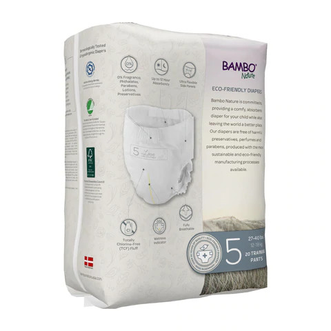 Bambo Nature Dream Pull-up Training Pants, Heavy Absorbency