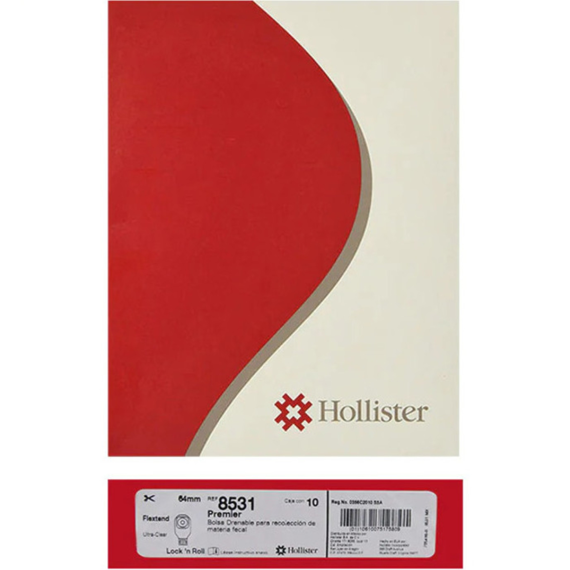 Hollister Premier Flextend Colostomy Pouch, 12' Length, Up to 2-1/2' Stoma, Trim To Fit