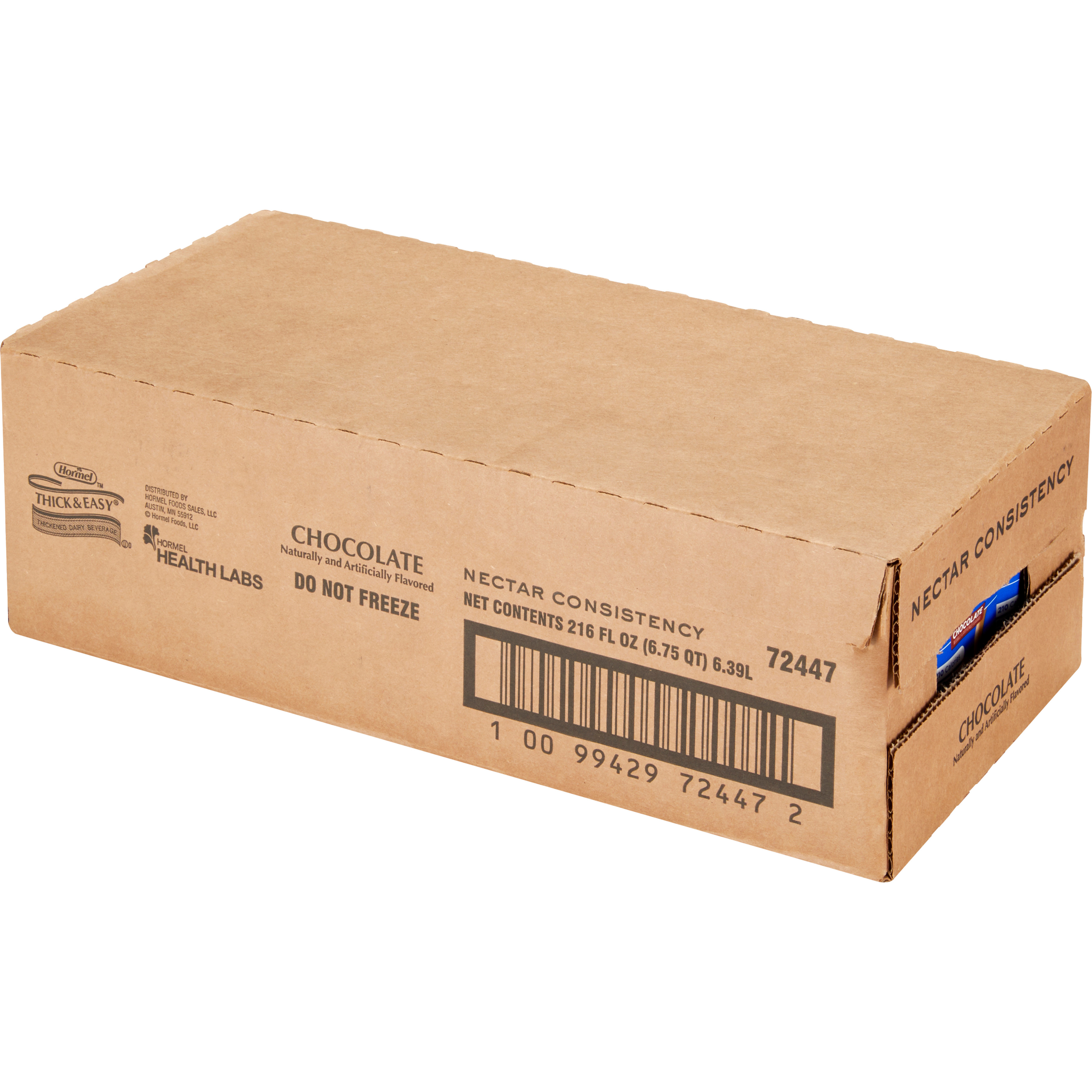 Hormel Thick & Easy Thickened Dairy Beverage, Chocolate, Nectar Consistency, 8 oz.