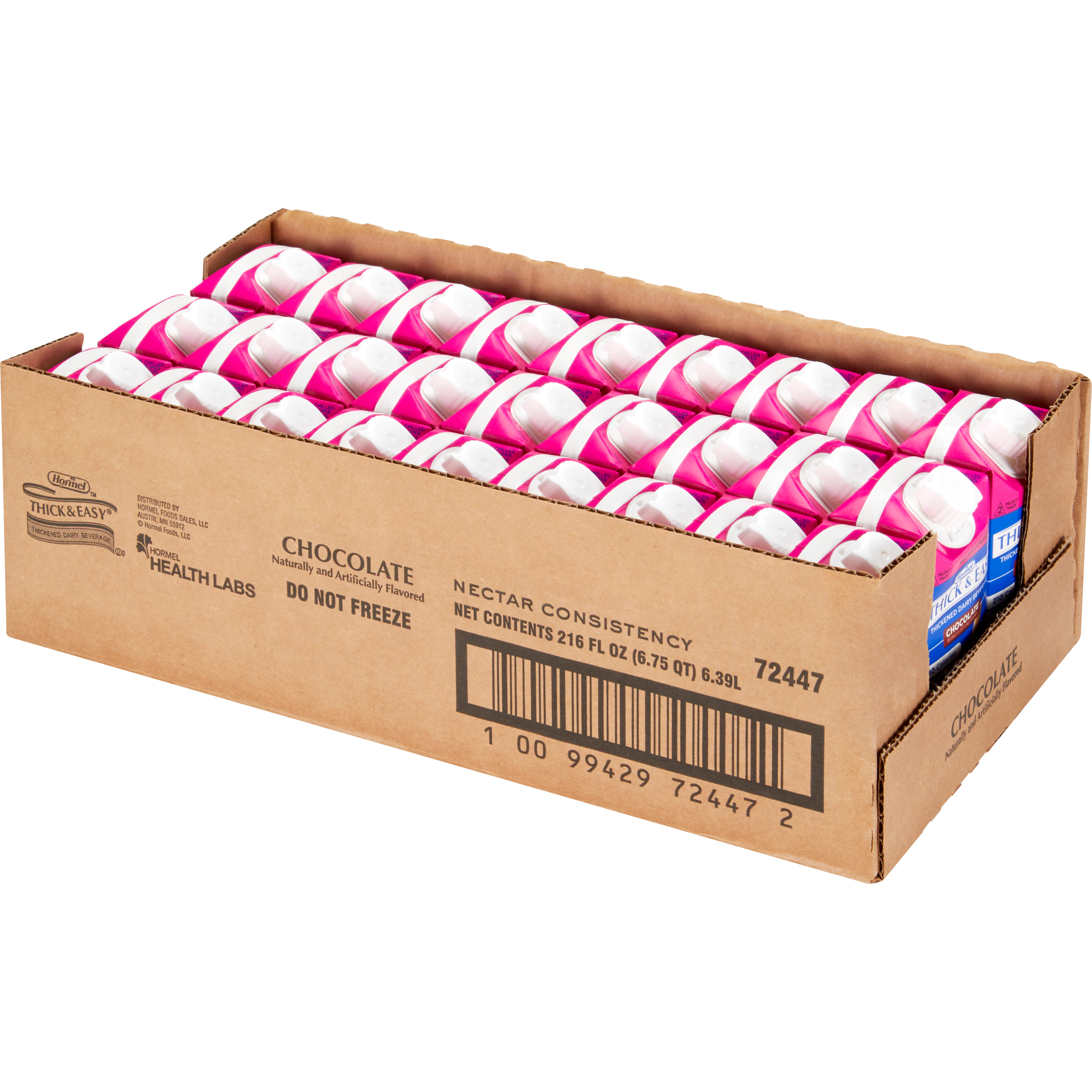 Hormel Thick & Easy Thickened Dairy Beverage, Chocolate, Nectar Consistency, 8 oz.